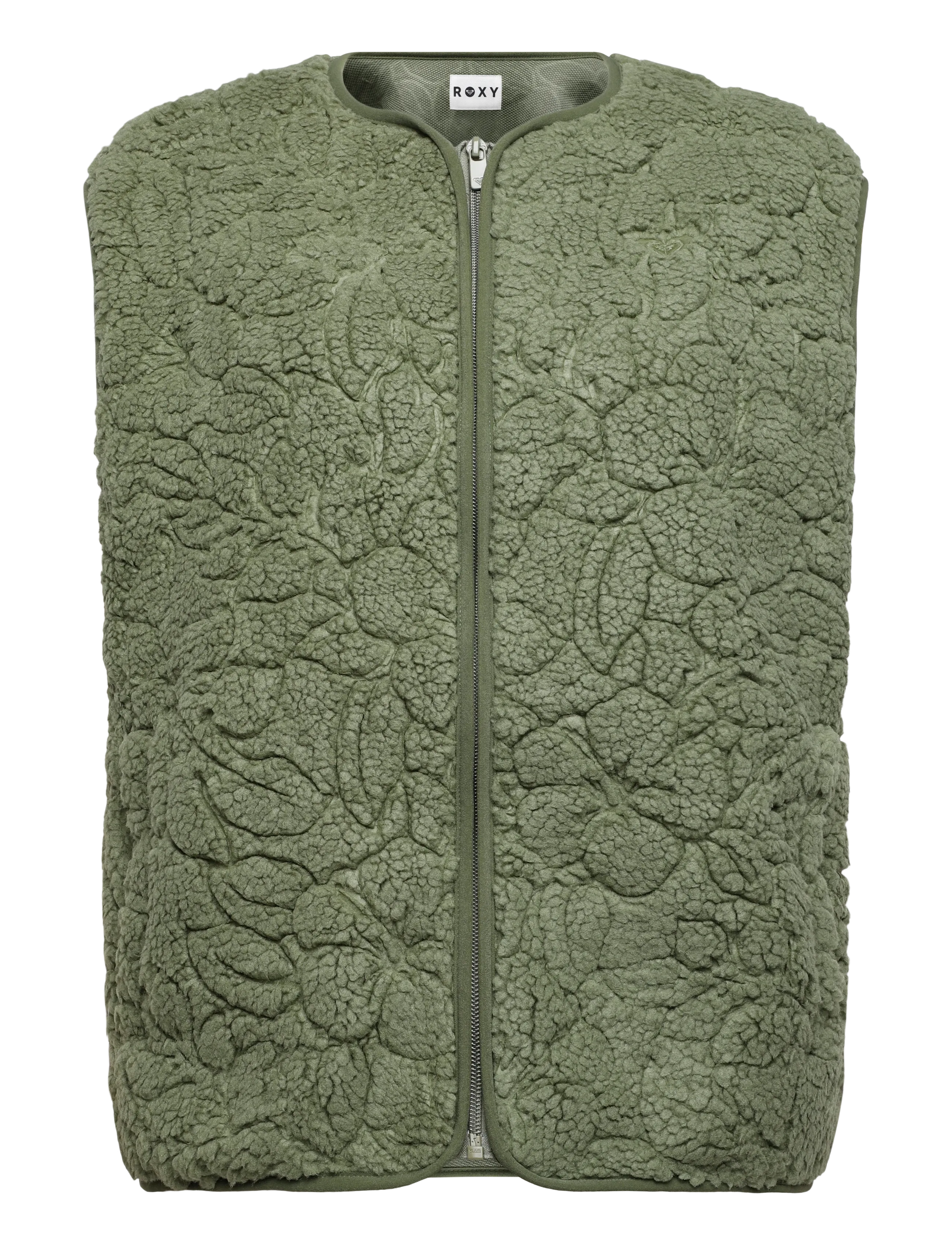 Roxy BEST TOWN VEST - Vestid - OIL GREEN OUTLINE MO / khaki/green