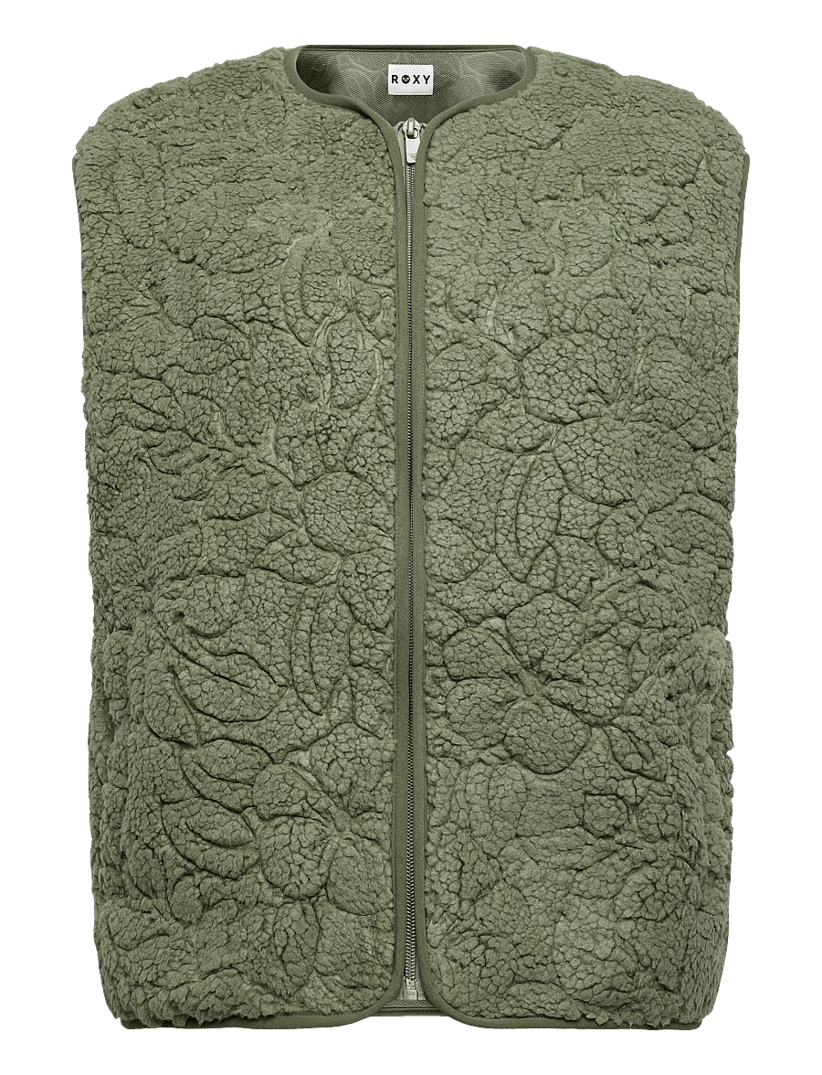 Roxy - BEST TOWN VEST - outdoor - oil green outline mo - 1