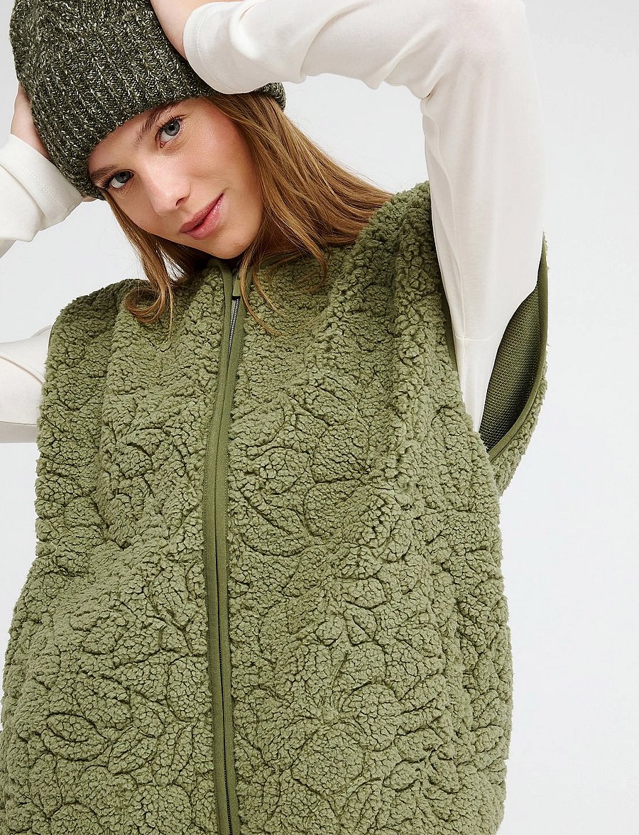 Roxy - BEST TOWN VEST - outdoor - oil green outline mo - 0