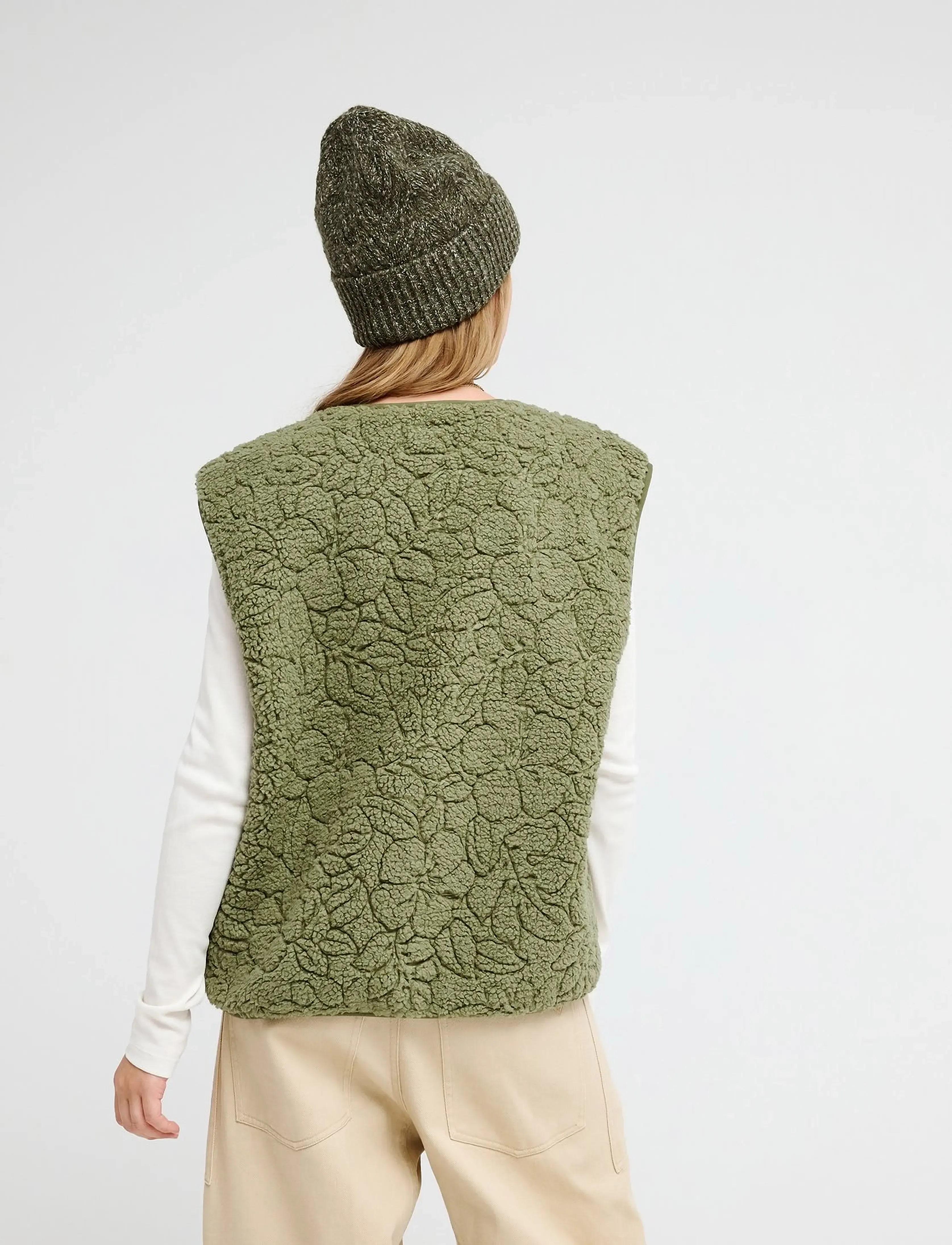 Roxy - BEST TOWN VEST - sügisene kokkuhoid - oil green outline mo - 3