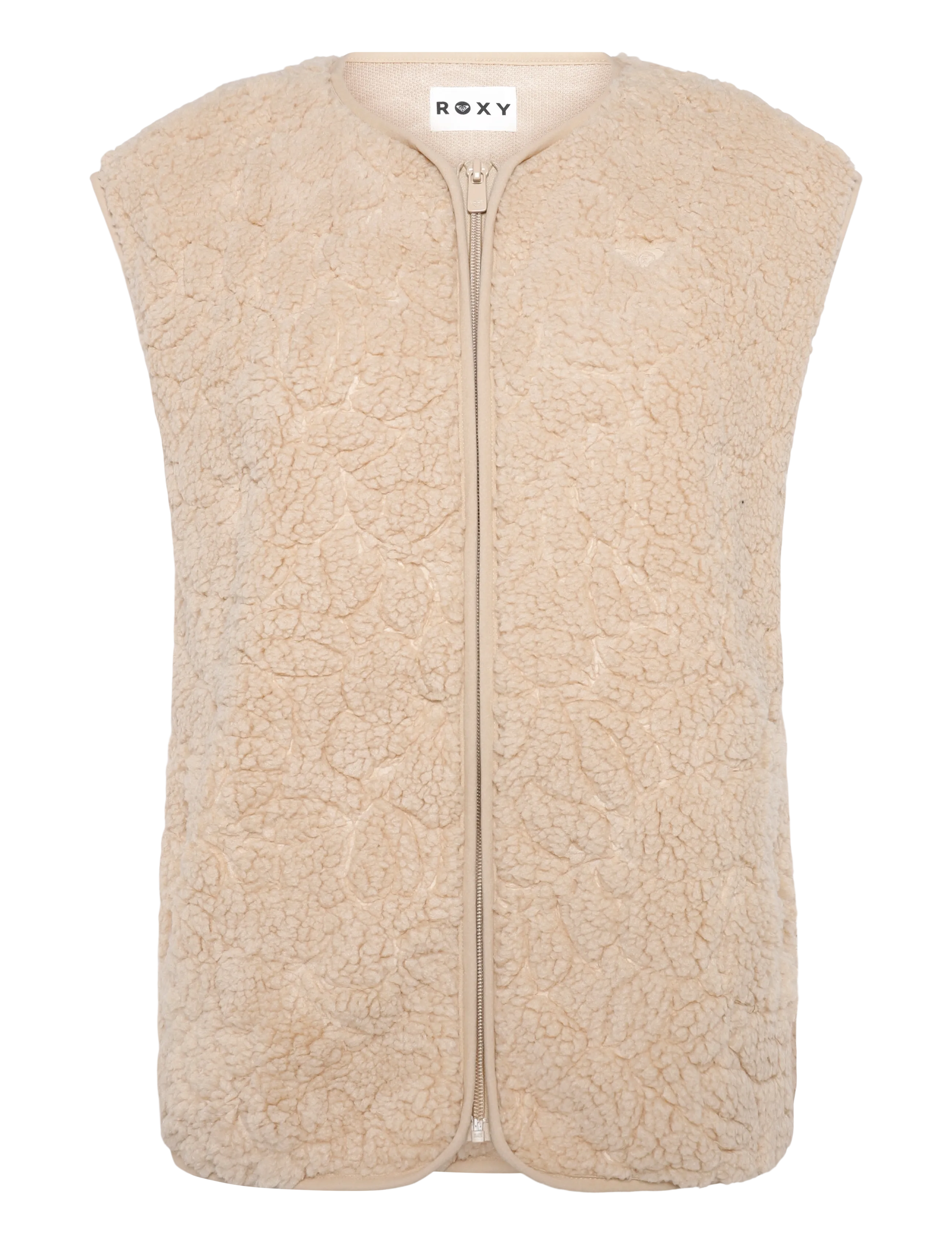 Roxy BEST TOWN VEST - Vests - PEEBLE OUTLINE MO / beige