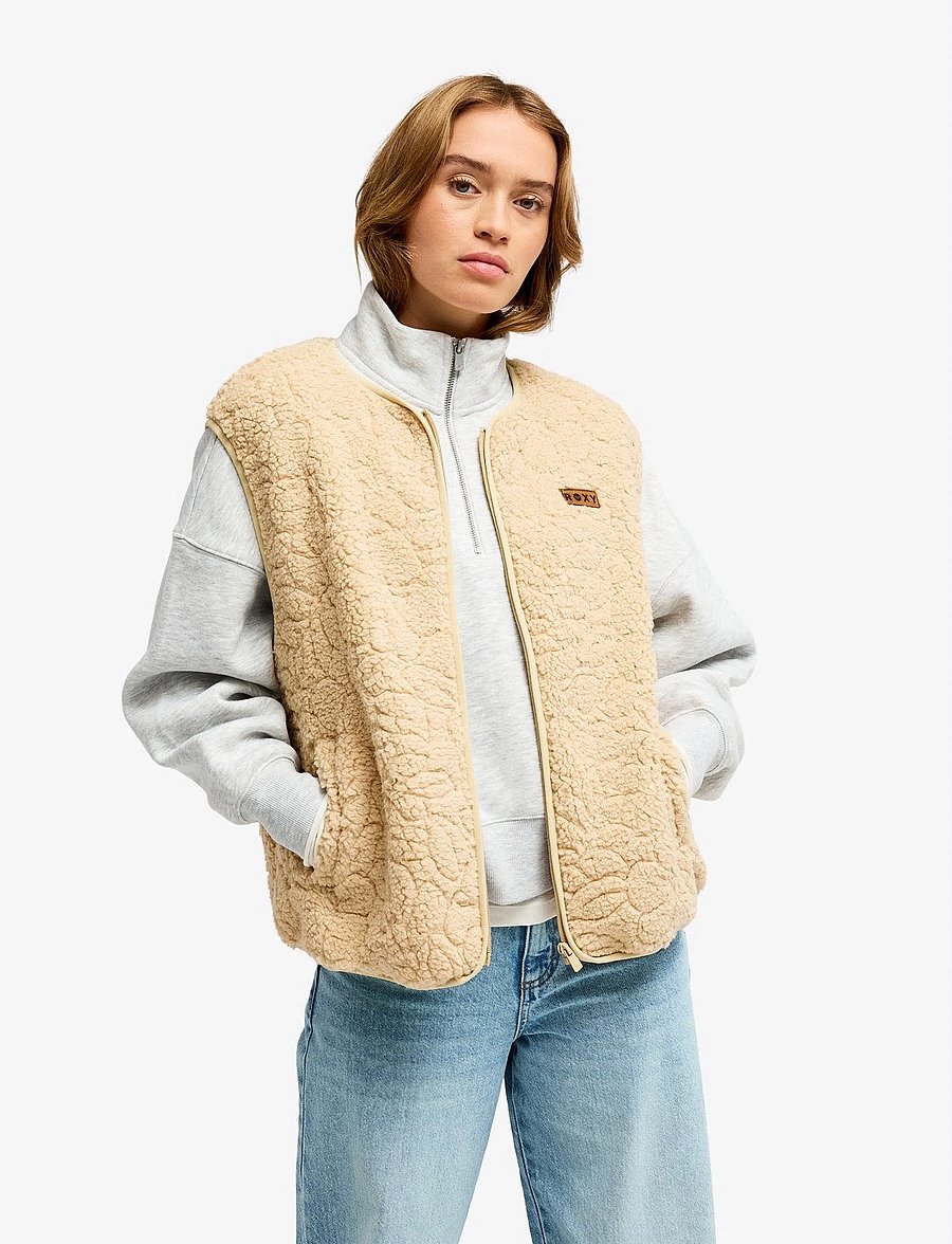 Roxy - BEST TOWN VEST - Õueriided - peeble outline mo - 0