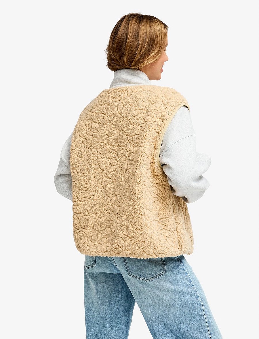 Roxy - BEST TOWN VEST - Õueriided - peeble outline mo - 3