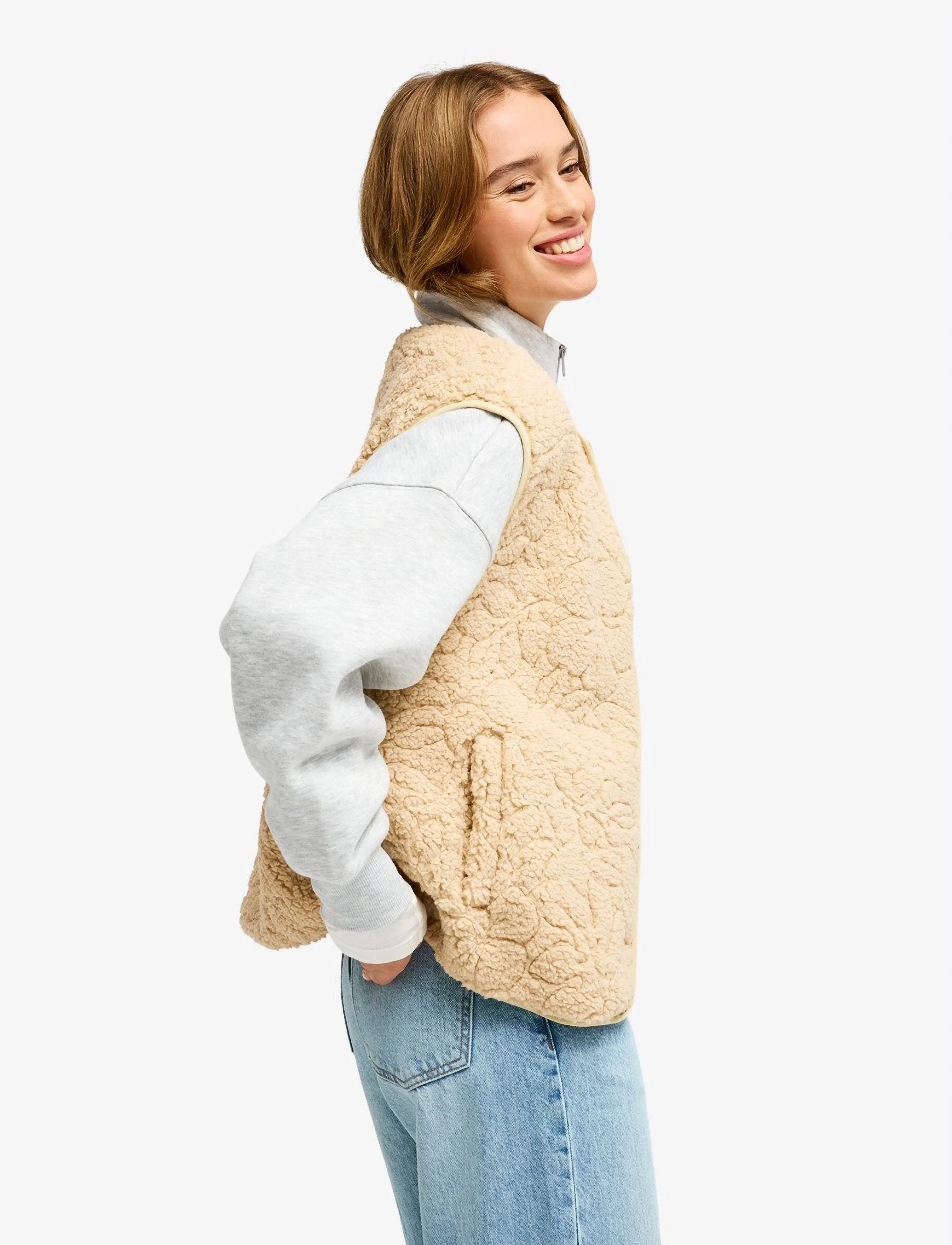 Roxy - BEST TOWN VEST - outerwear - peeble outline mo - 5