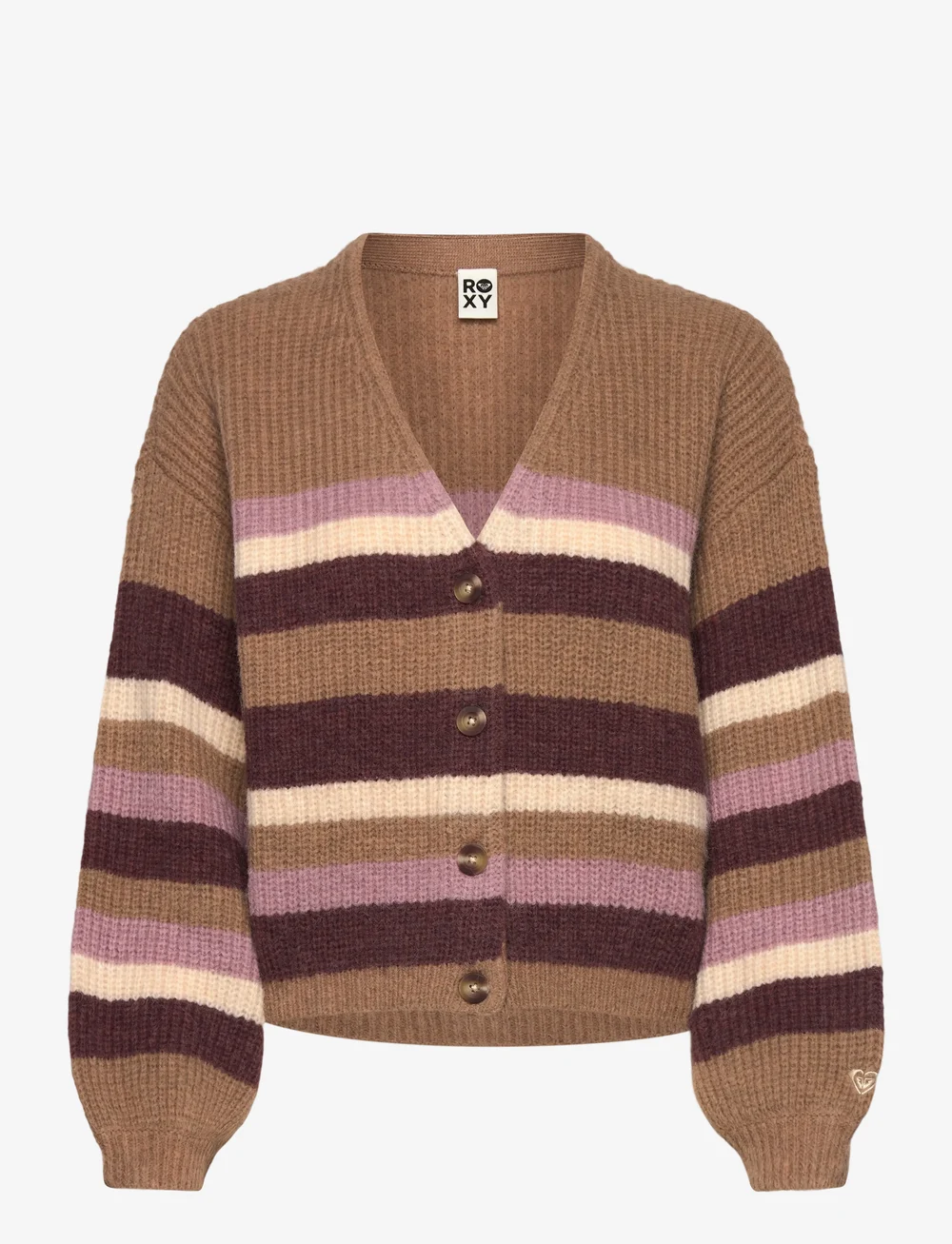 Roxy - MARBLE TILES STRIPE - sweatshirts - woodsmoke - 1