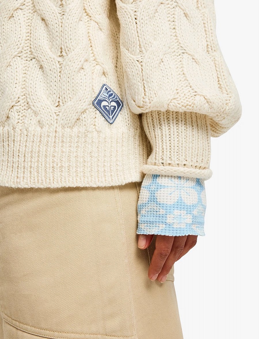 Roxy - KINDNESS IS KEY - sweatshirts - coconut milk - 3