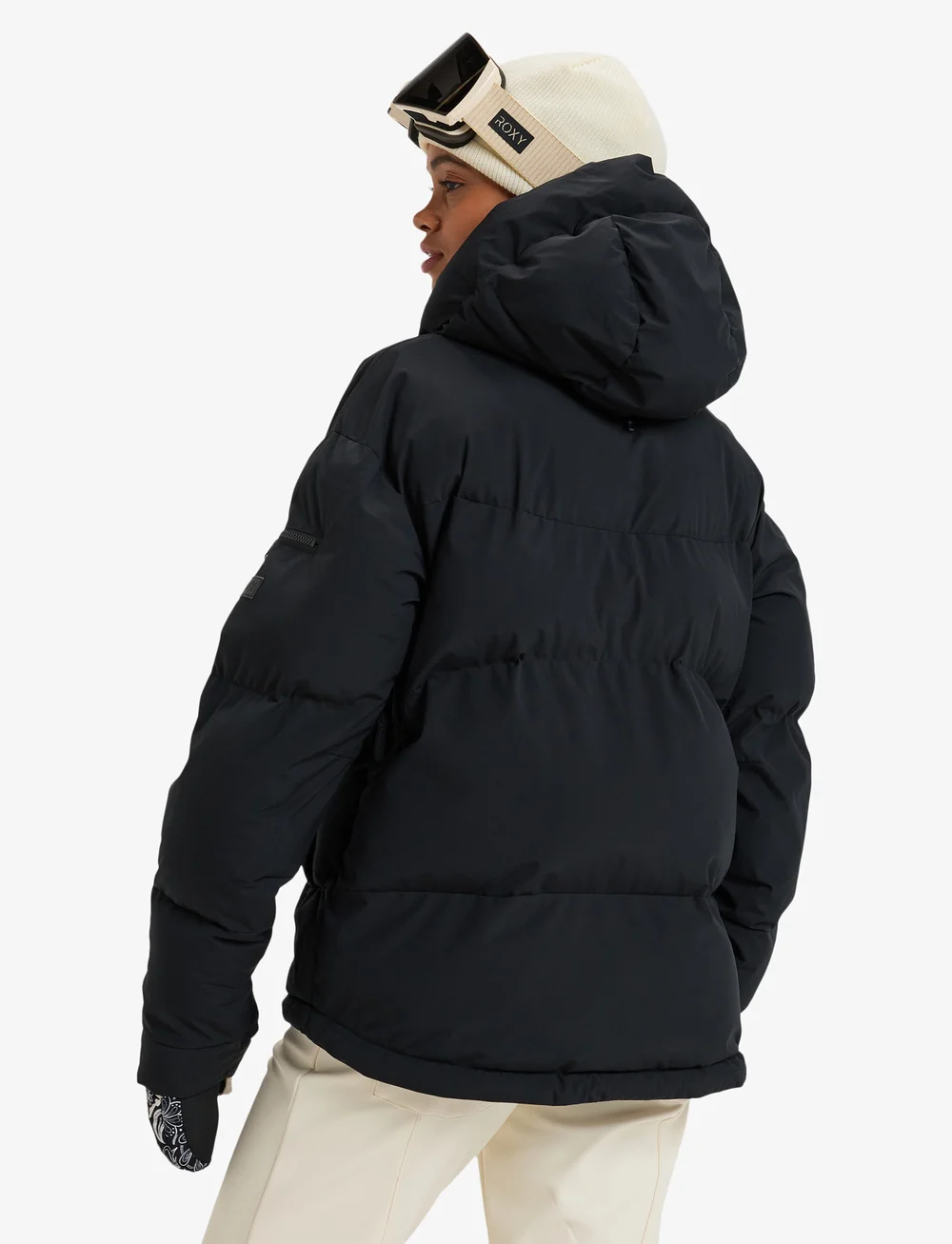 Roxy - ALOFTED PUFFY JK - skidkläder - true black - 3