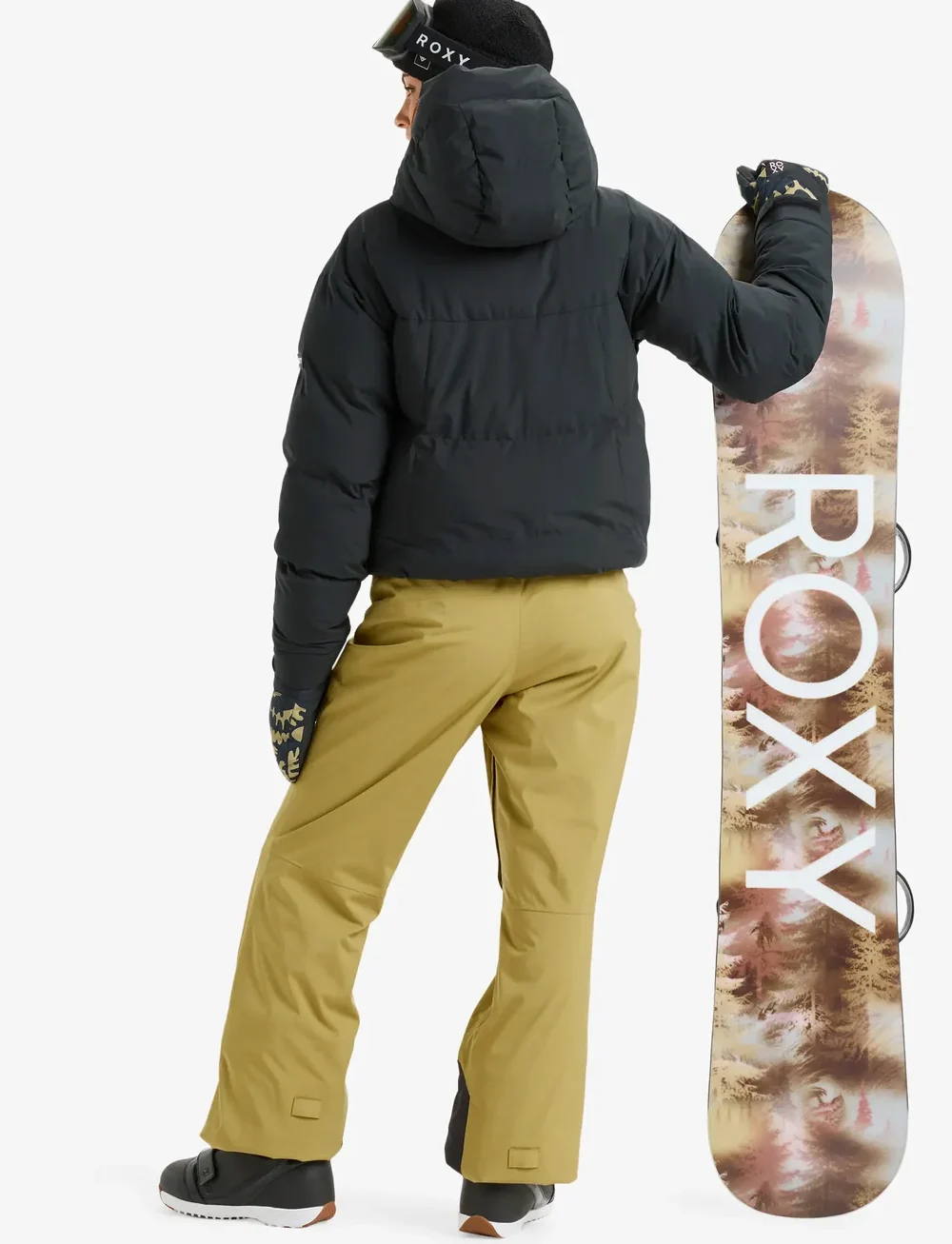 Roxy - ALOFTED PUFFY JK - suusariietus - true black - 3