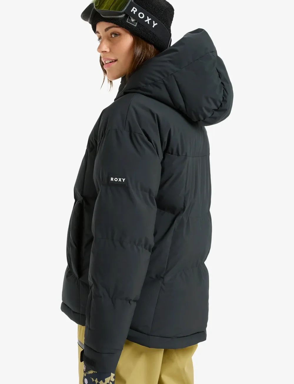 Roxy - ALOFTED PUFFY JK - suusariietus - true black - 5