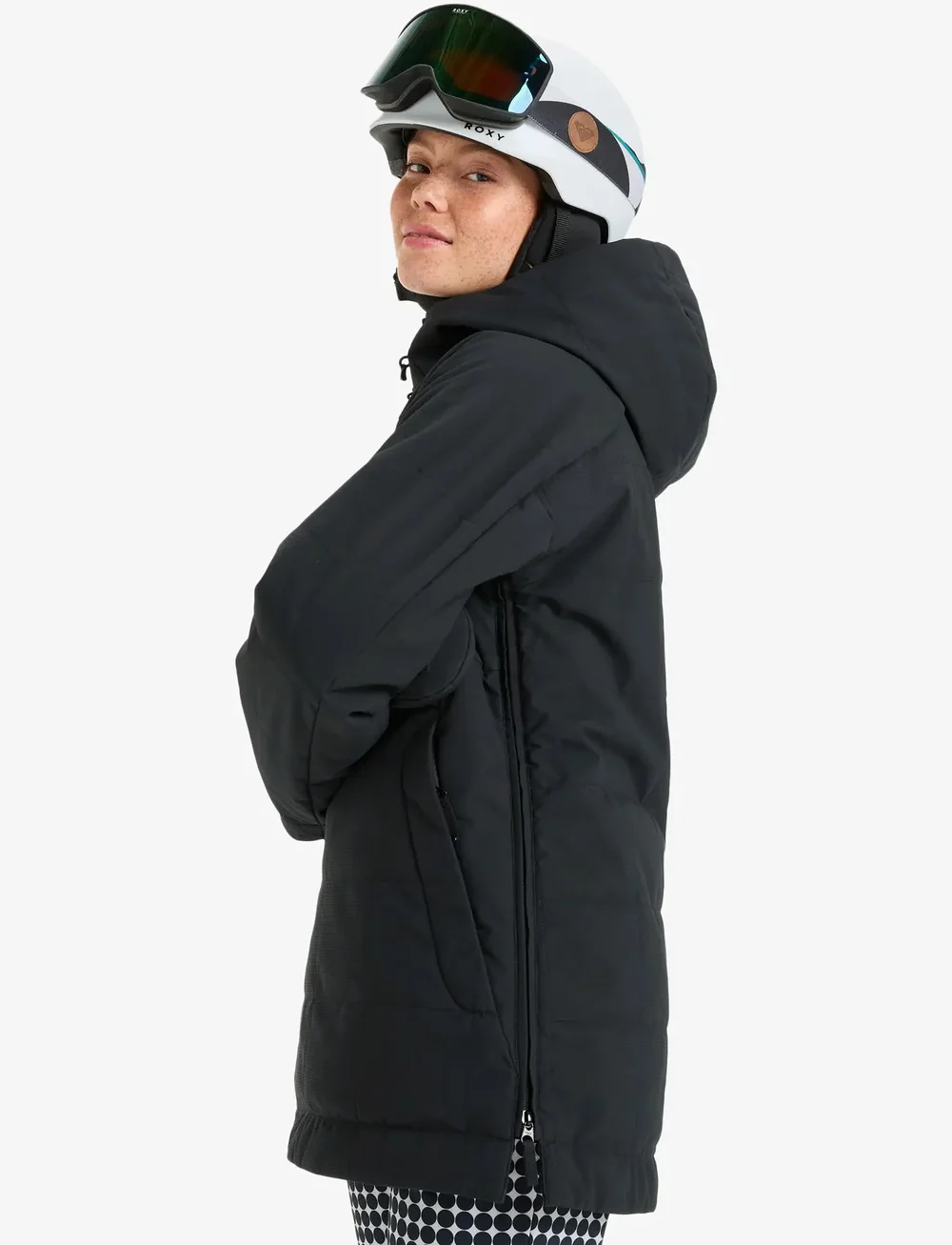 Roxy - RADIANT LINES OVERHEAD JK - ski-kleidung - true black - 5