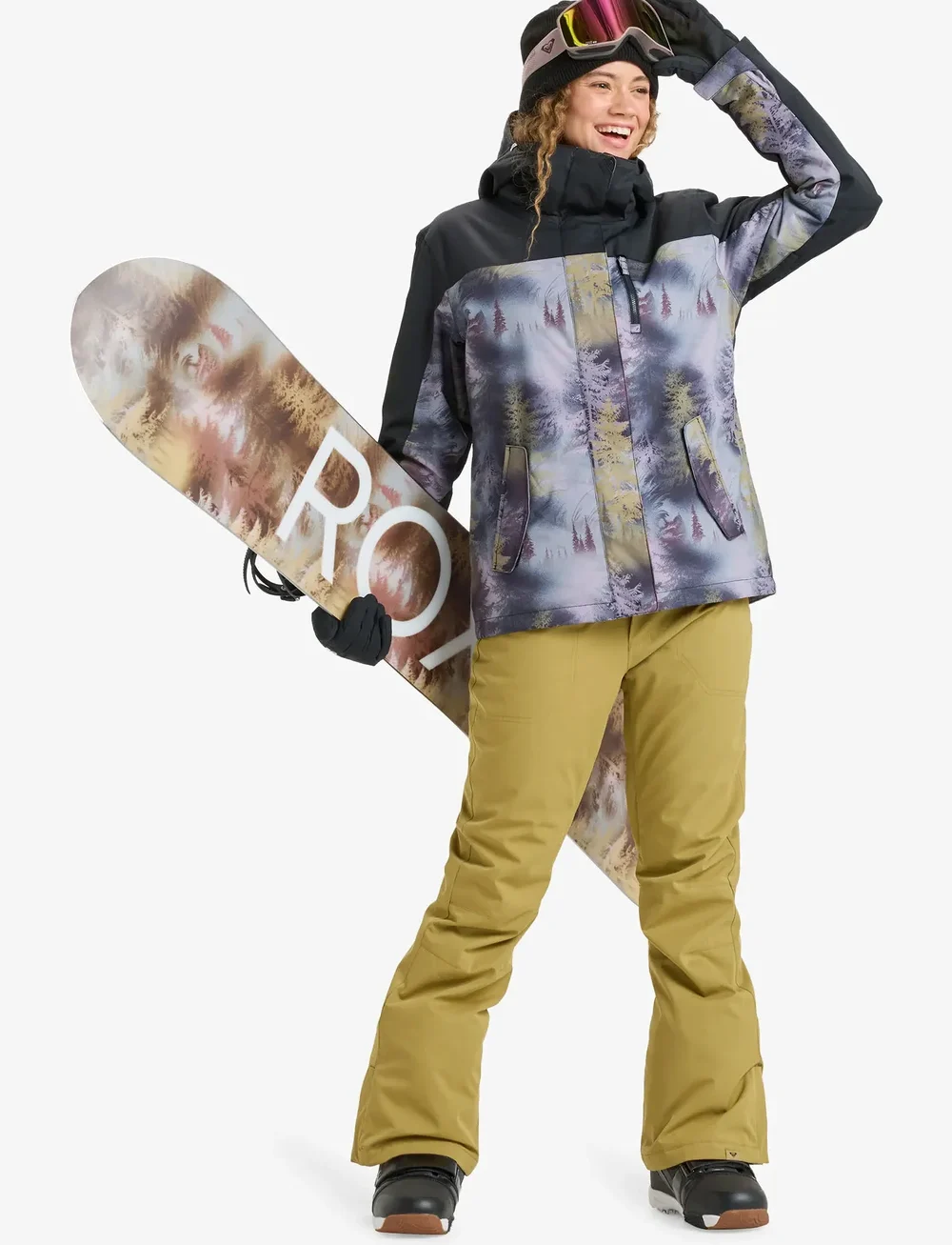 Roxy - ROXY JETTY BLOCK JK - suusariietus - frost gray pinetrees - 4