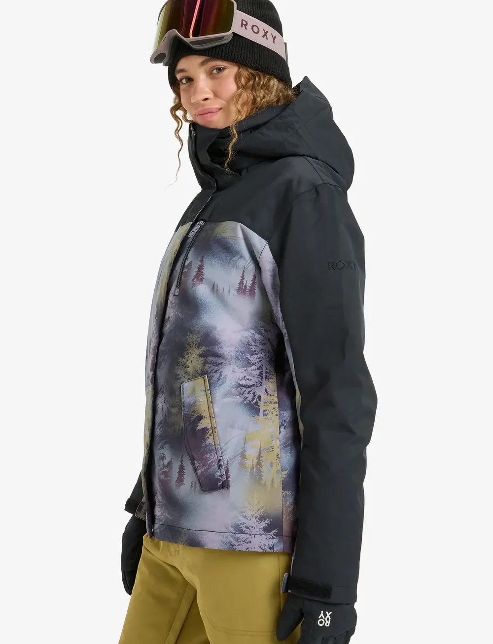 Roxy - ROXY JETTY BLOCK JK - suusariietus - frost gray pinetrees - 5