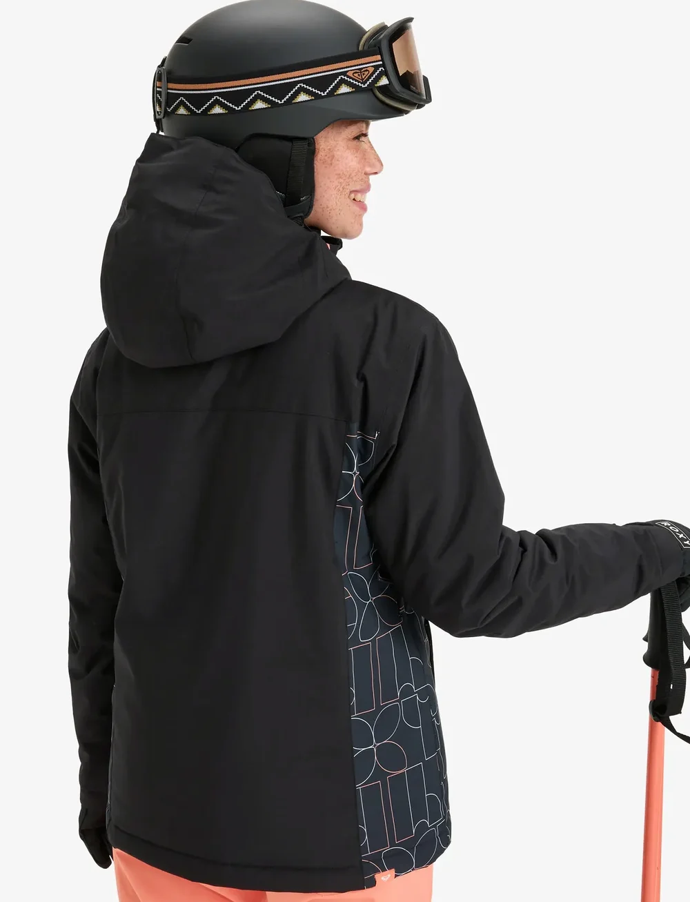 Roxy - GALAXY JK - suusariietus - true black bobby line - 3