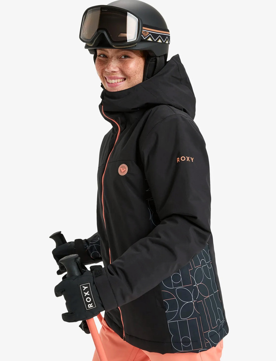 Roxy - GALAXY JK - suusariietus - true black bobby line - 5