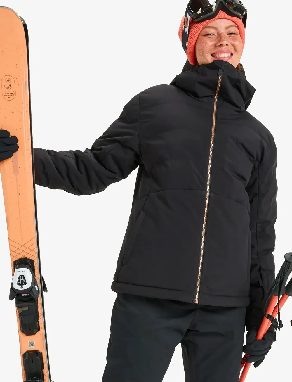 Roxy - SNOWYHILL PUFFY JK - suusariietus - true black - 0