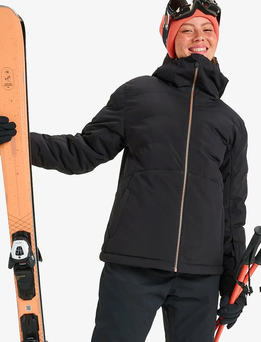 Roxy - SNOWYHILL PUFFY JK - ski-kleidung - true black - 0