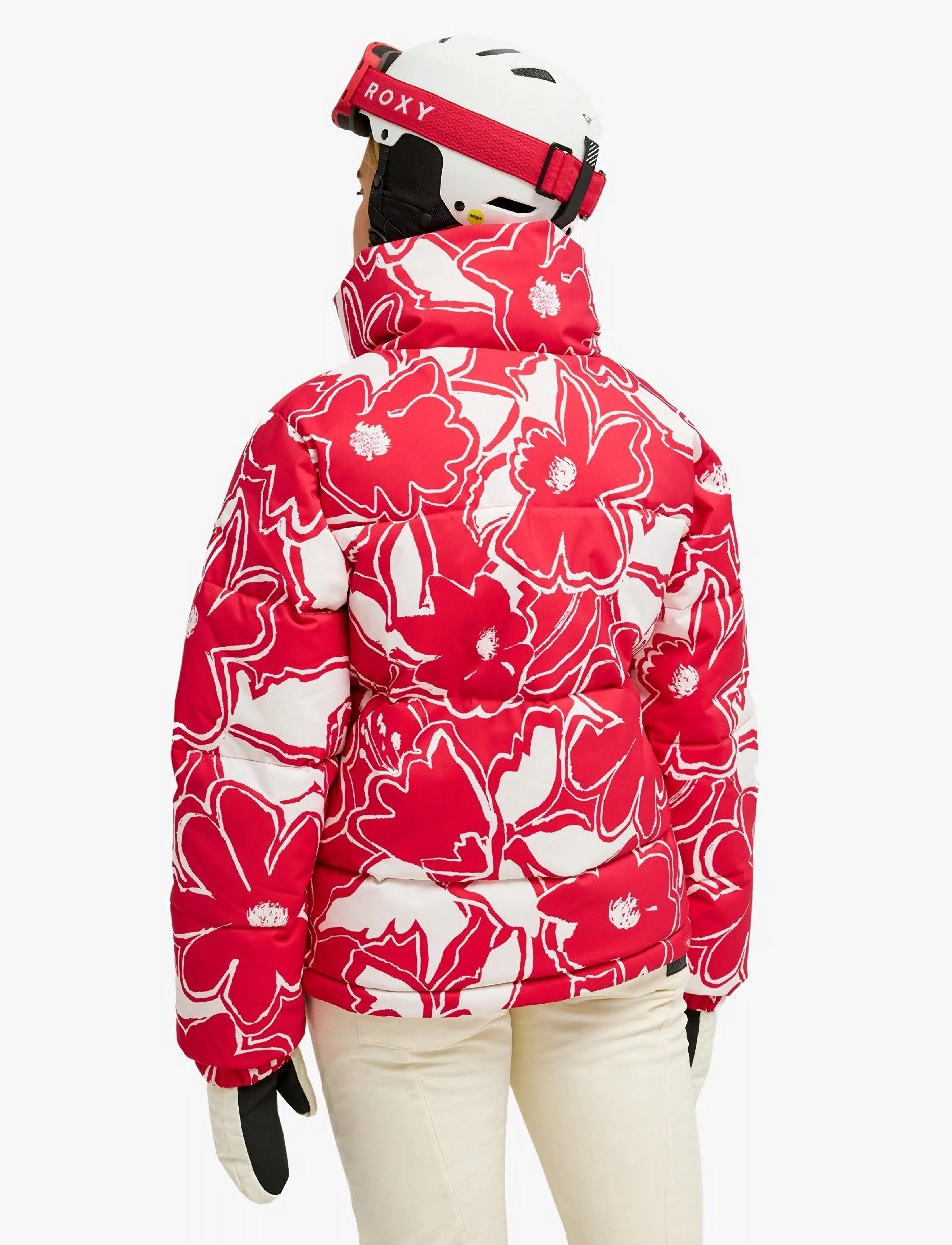 Roxy - SNOW WINTER REBEL JK - ski-kleidung - barberry floral flurries - 2