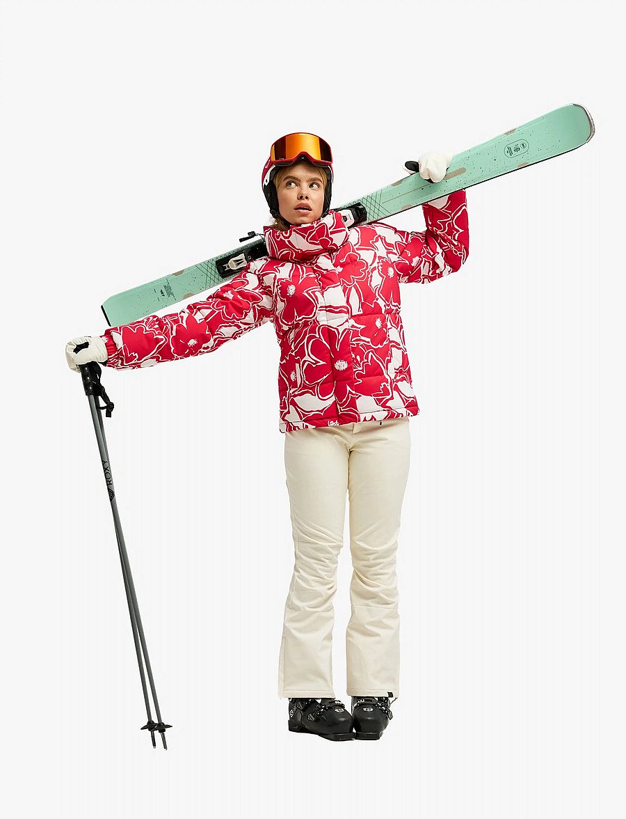 Roxy - SNOW WINTER REBEL JK - ski-kleidung - barberry floral flurries - 3