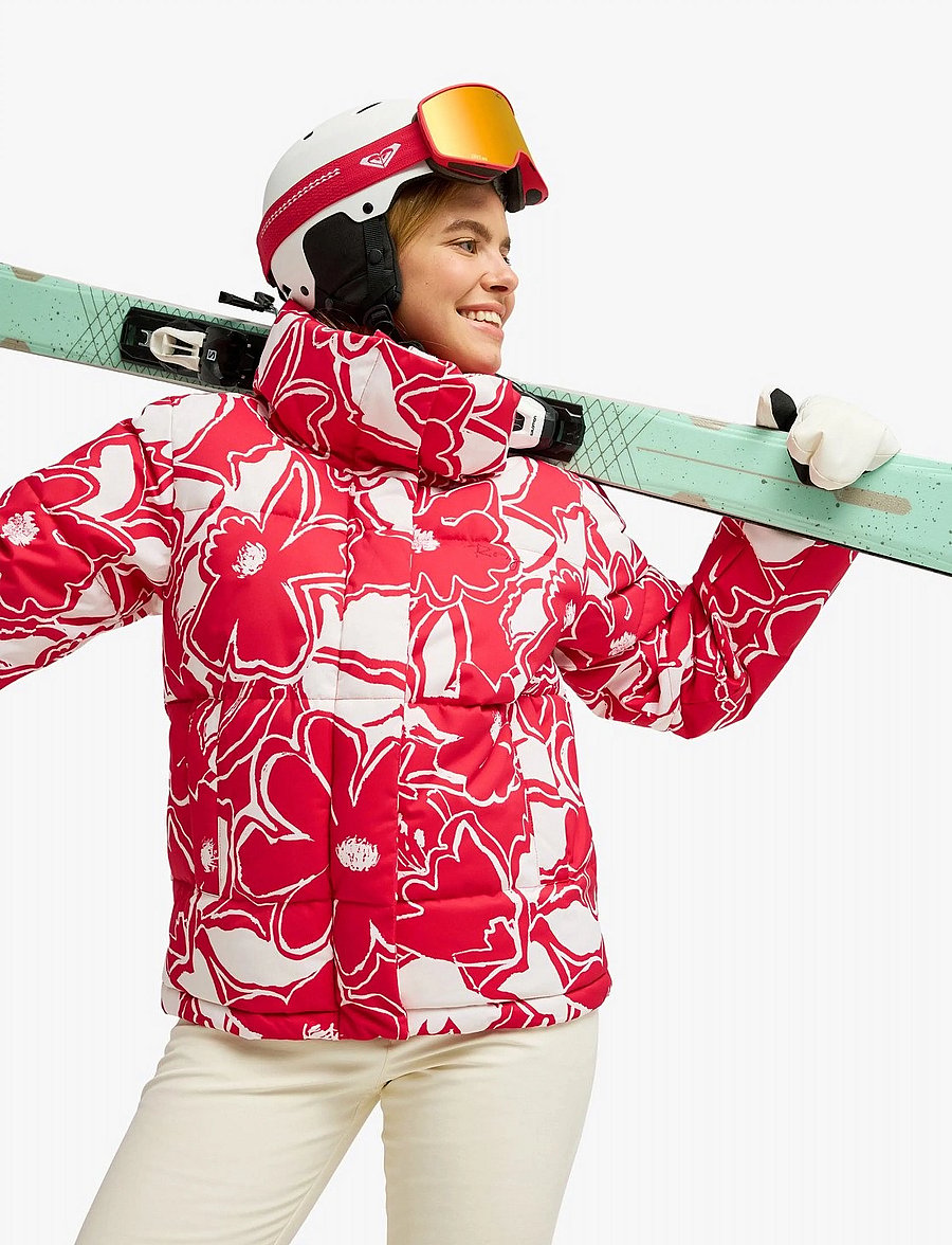 Roxy - SNOW WINTER REBEL JK - ski-kleidung - barberry floral flurries - 5