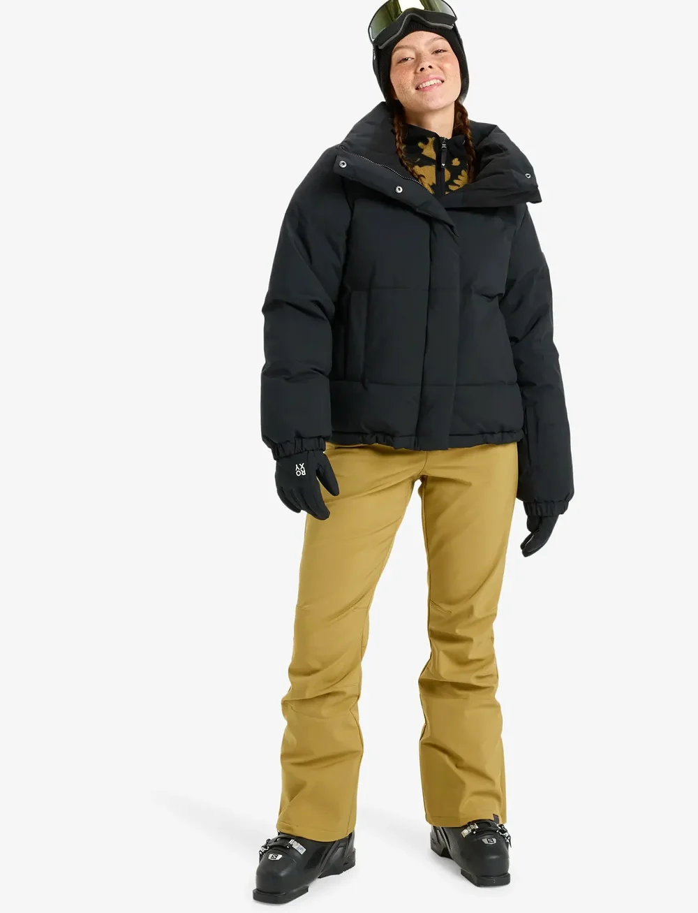 Roxy - SNOW WINTER REBEL JK - suusariietus - true black - 4