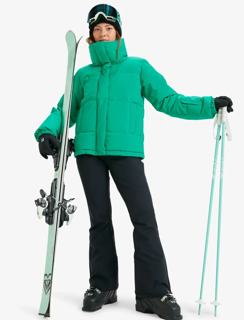 Roxy - SNOW WINTER REBEL JK - suusariietus - vivid green - 4