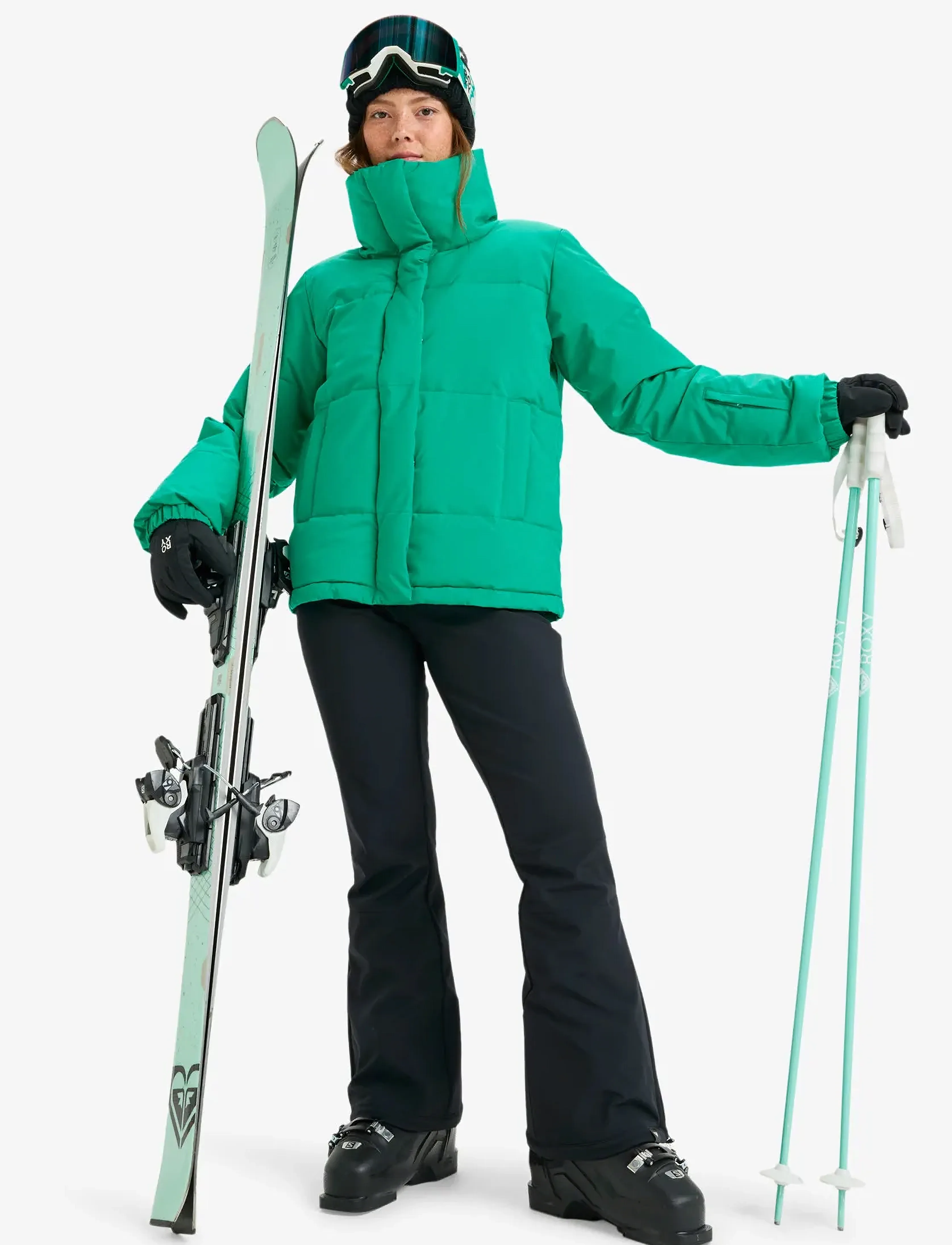Roxy - SNOW WINTER REBEL JK - ski-kleidung - vivid green - 4