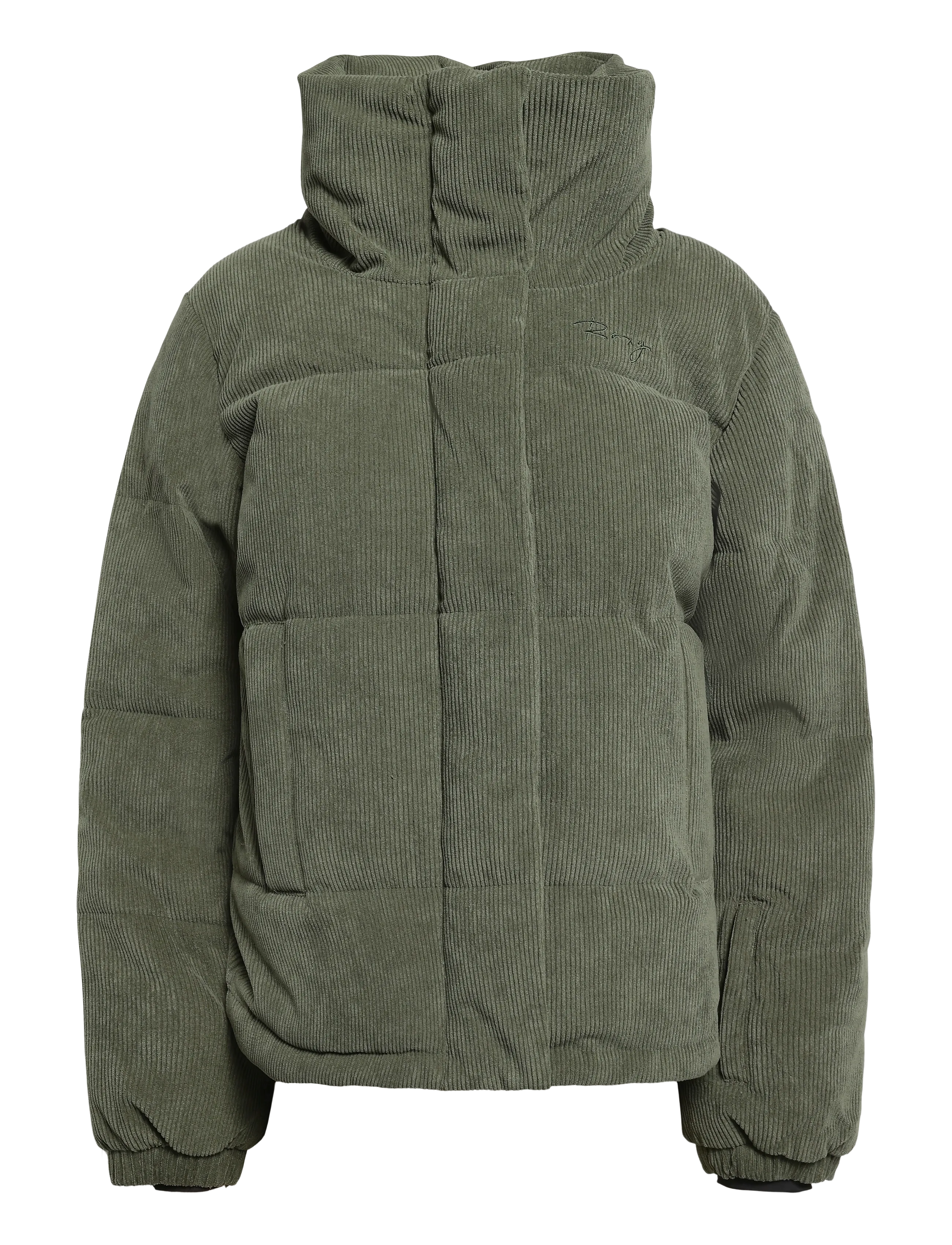Roxy SNOW WINTER REBEL CORD JK - Joped ja mantlid - BEETLE / khaki/green