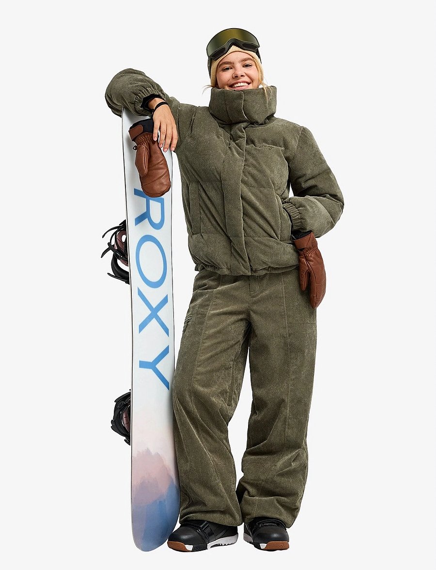 Roxy - SNOW WINTER REBEL CORD JK - beetle - 4