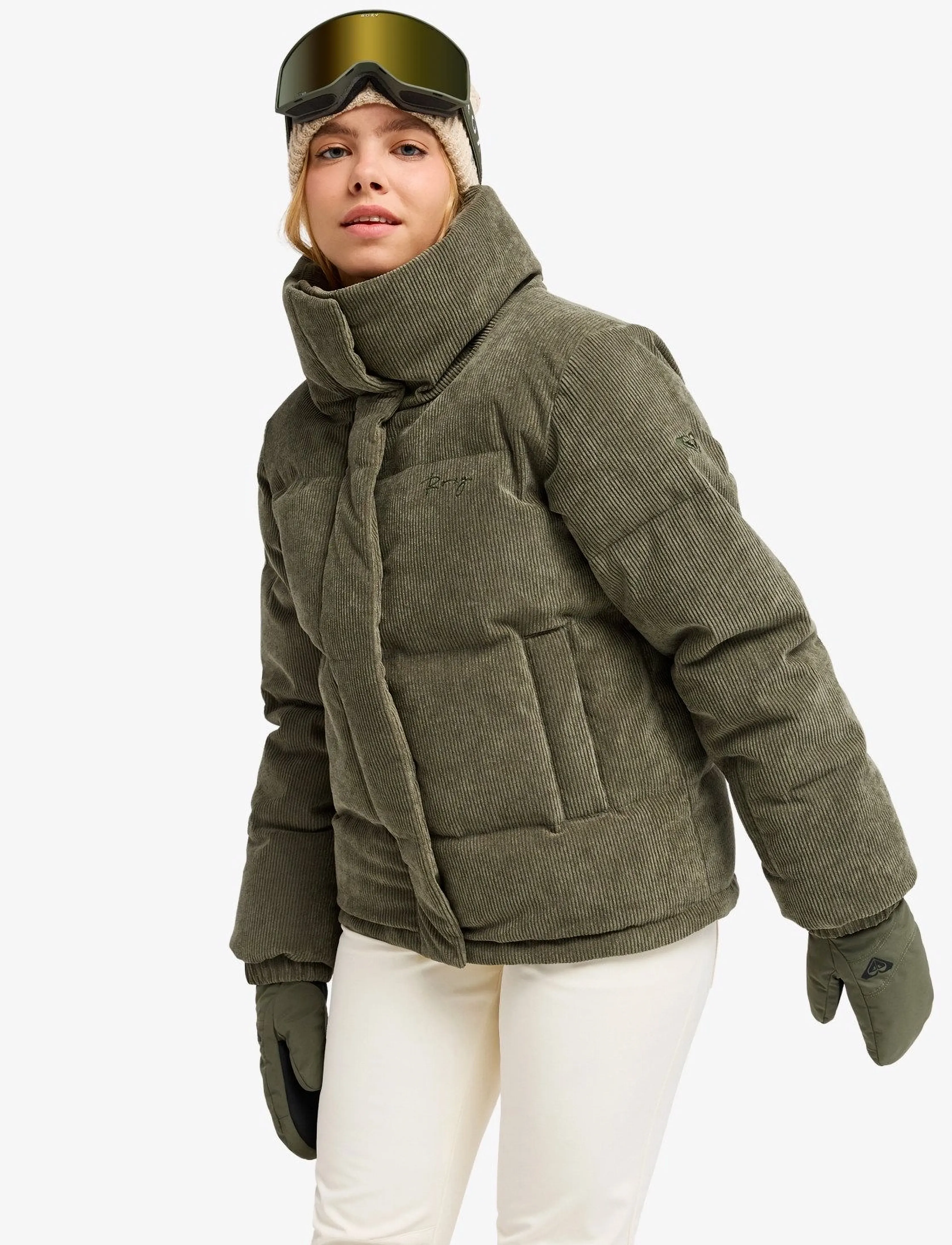 Roxy - SNOW WINTER REBEL CORD JK - beetle - 5