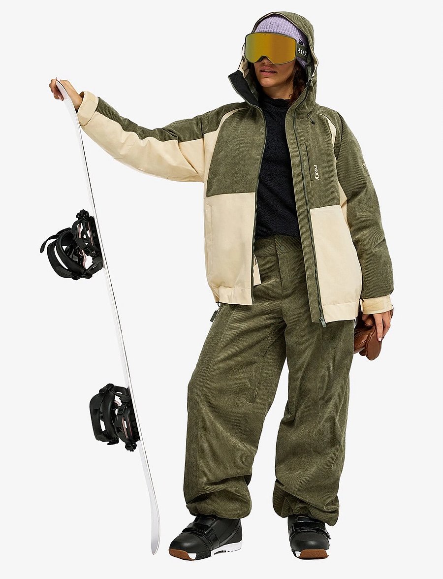 Roxy - 10K AIRDRIFT CORD PT - ski-kleidung - beetle - 4