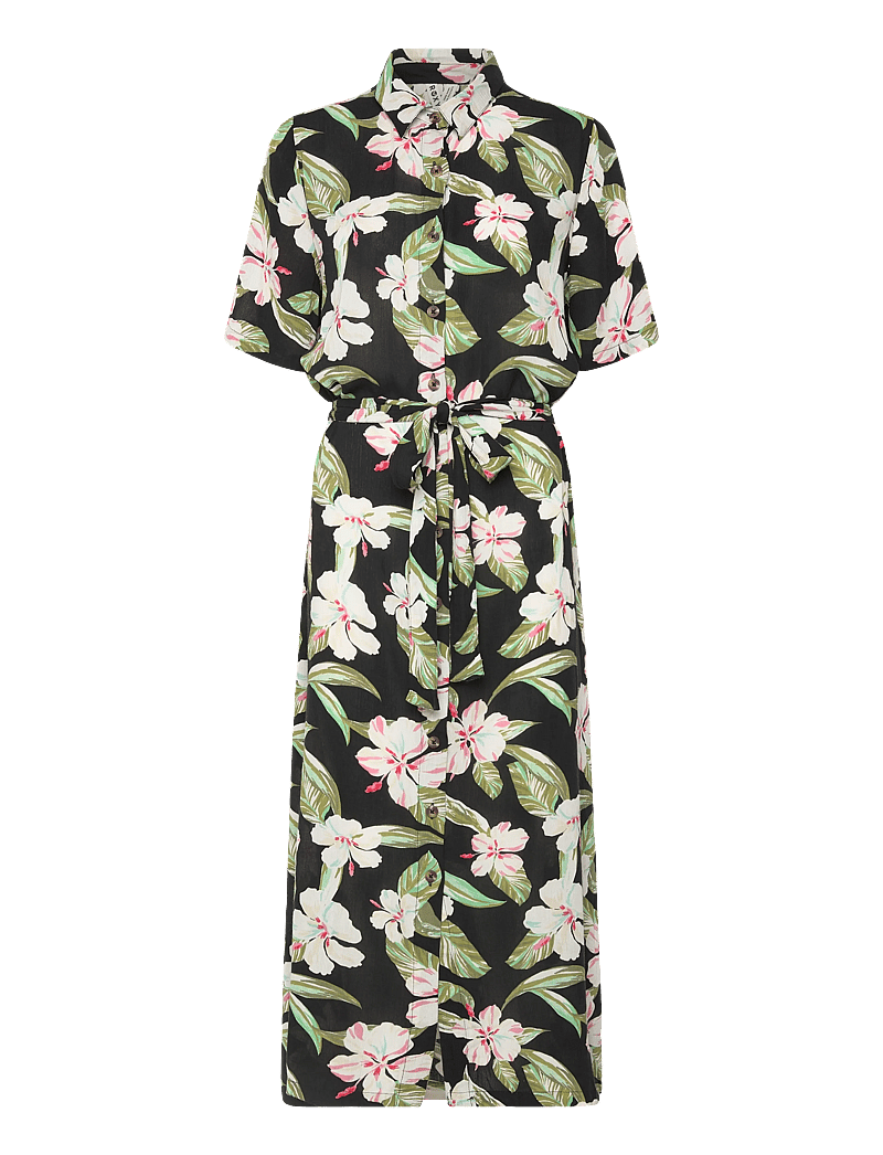 Roxy - ISLAND ESCAPE PRINTED - kleider & röcke - anthracite spring charming - 1