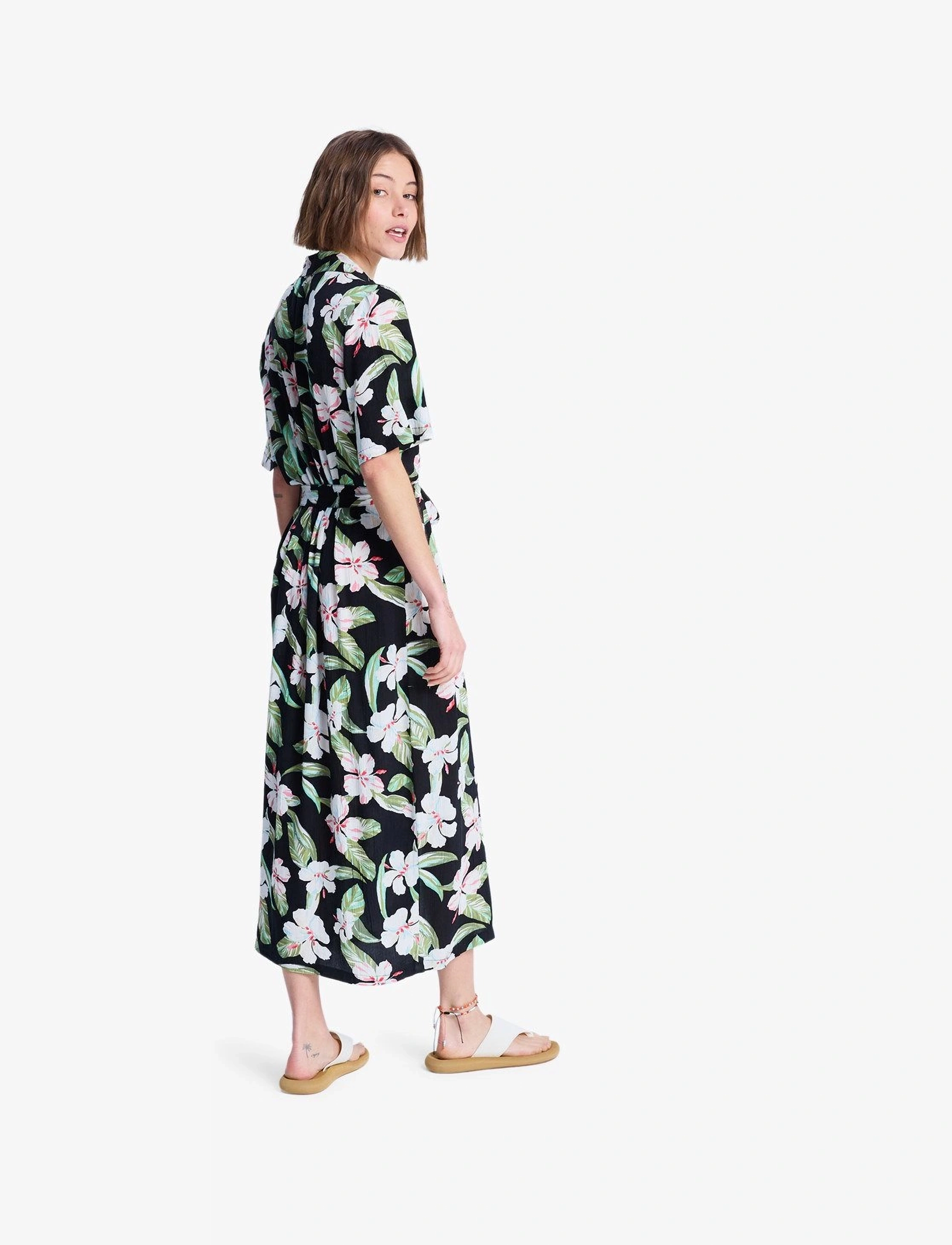 Roxy - ISLAND ESCAPE PRINTED - klänningar - anthracite spring charming - 4