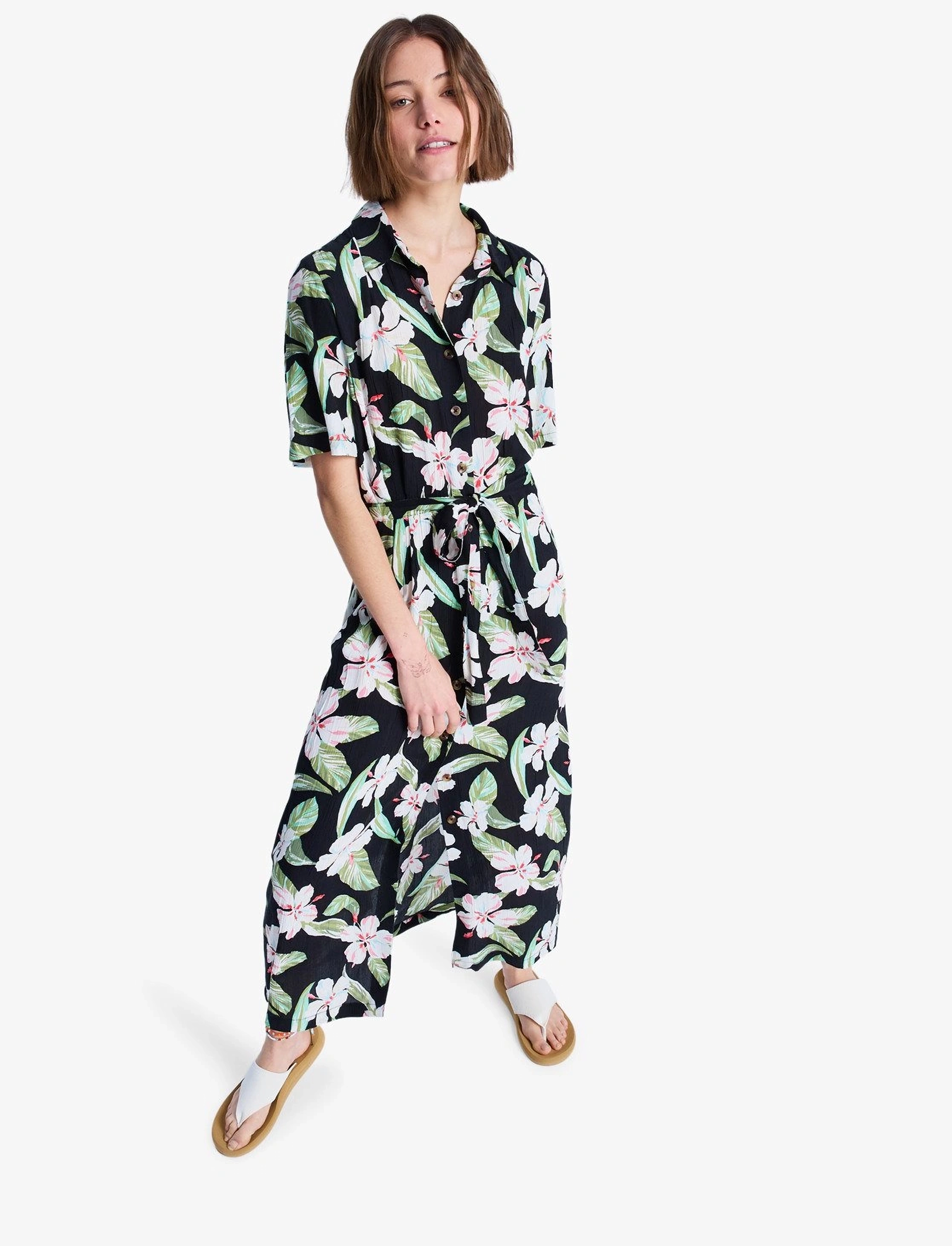 Roxy - ISLAND ESCAPE PRINTED - klänningar - anthracite spring charming - 5