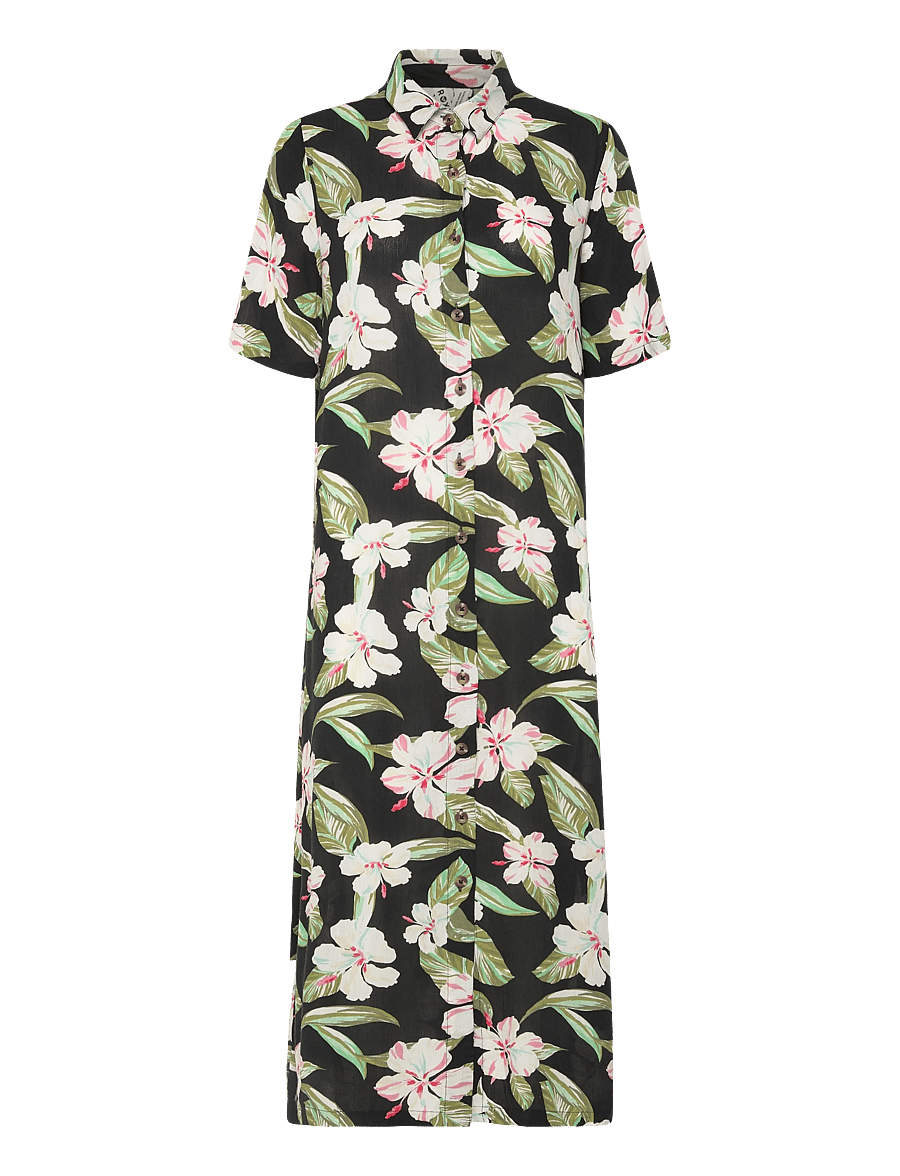 Roxy - ISLAND ESCAPE PRINTED - kleider & röcke - anthracite spring charming - 3