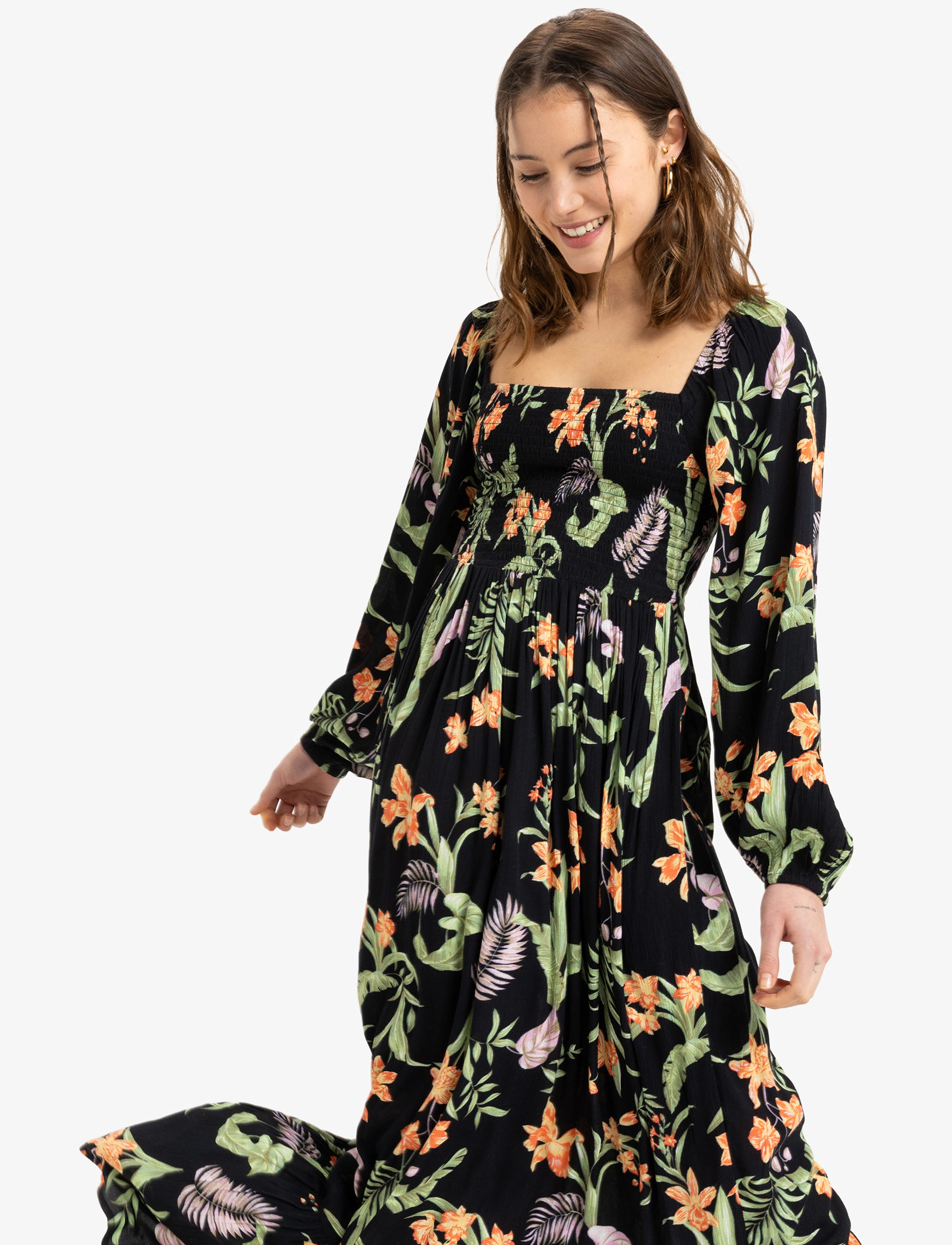 Roxy - BLACK SANDS - sports dresses - anthracite island escape - 4