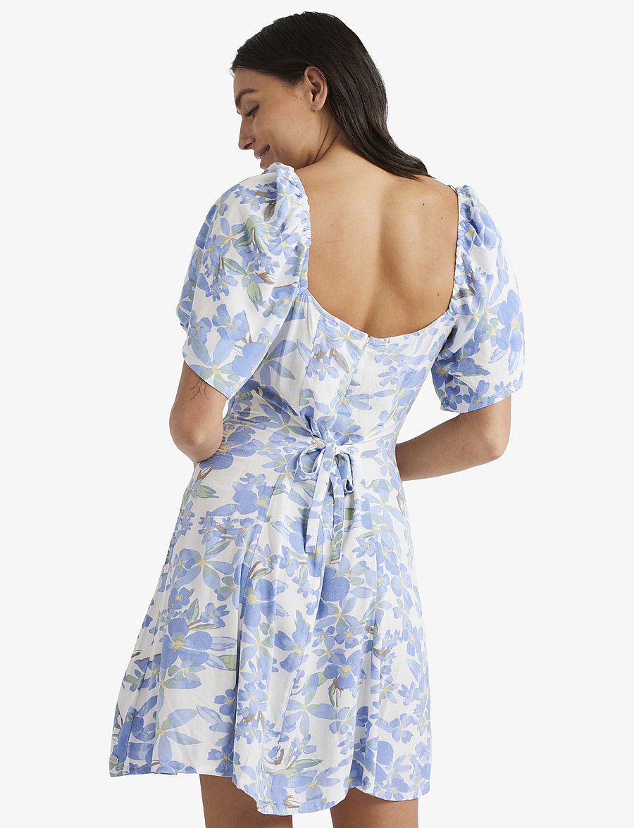 Roxy - MERCADO MINI CREPE - kleider & röcke - egret artsy floral - 3