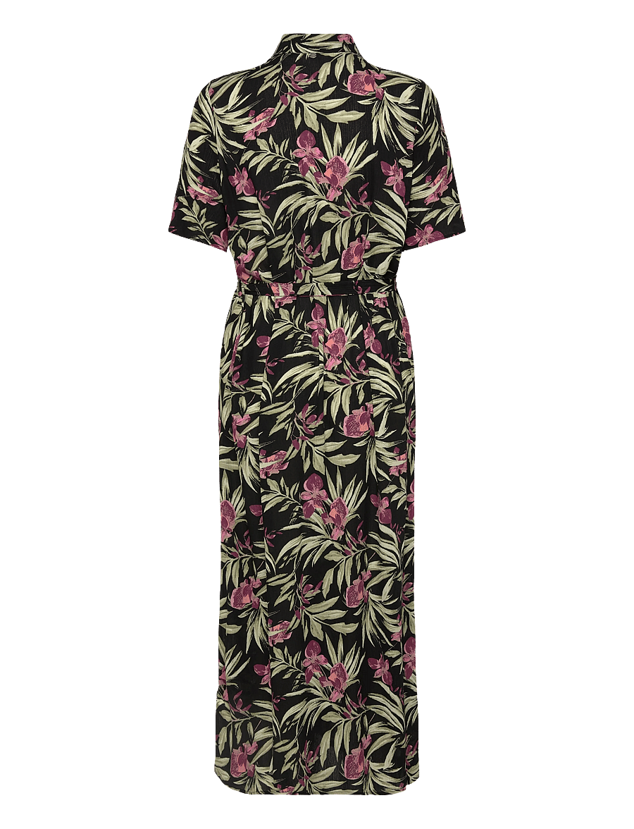 Roxy - ISLAND ESCAPE PRINTED - kleider & röcke - phantom wind swept floral crin - 2