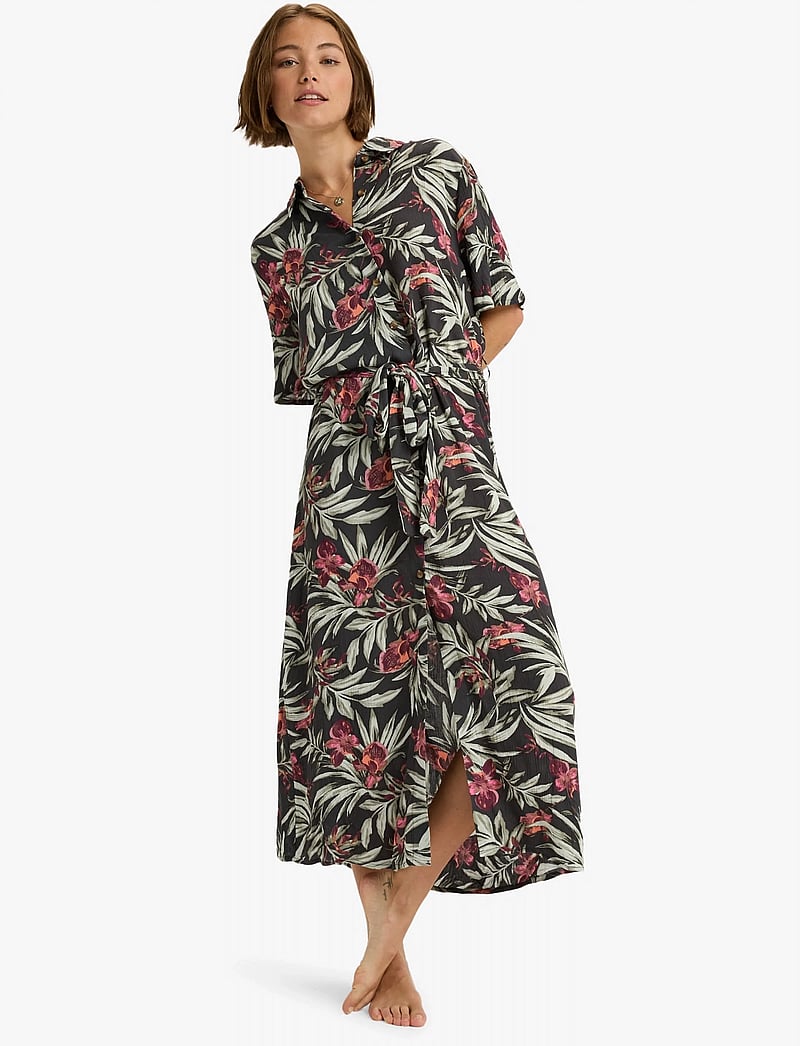 Roxy - ISLAND ESCAPE PRINTED - kjoler & nederdele - phantom wind swept floral crin - 0