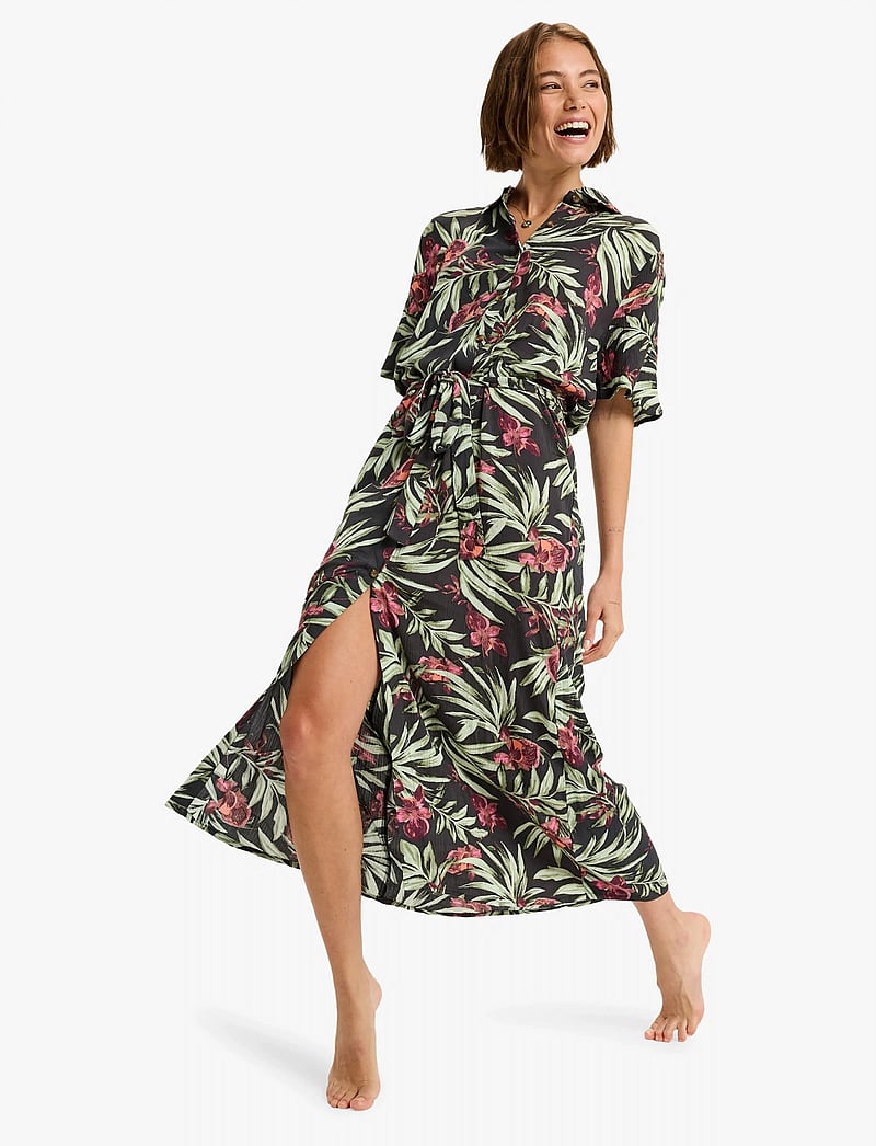 Roxy - ISLAND ESCAPE PRINTED - kjoler & nederdele - phantom wind swept floral crin - 4