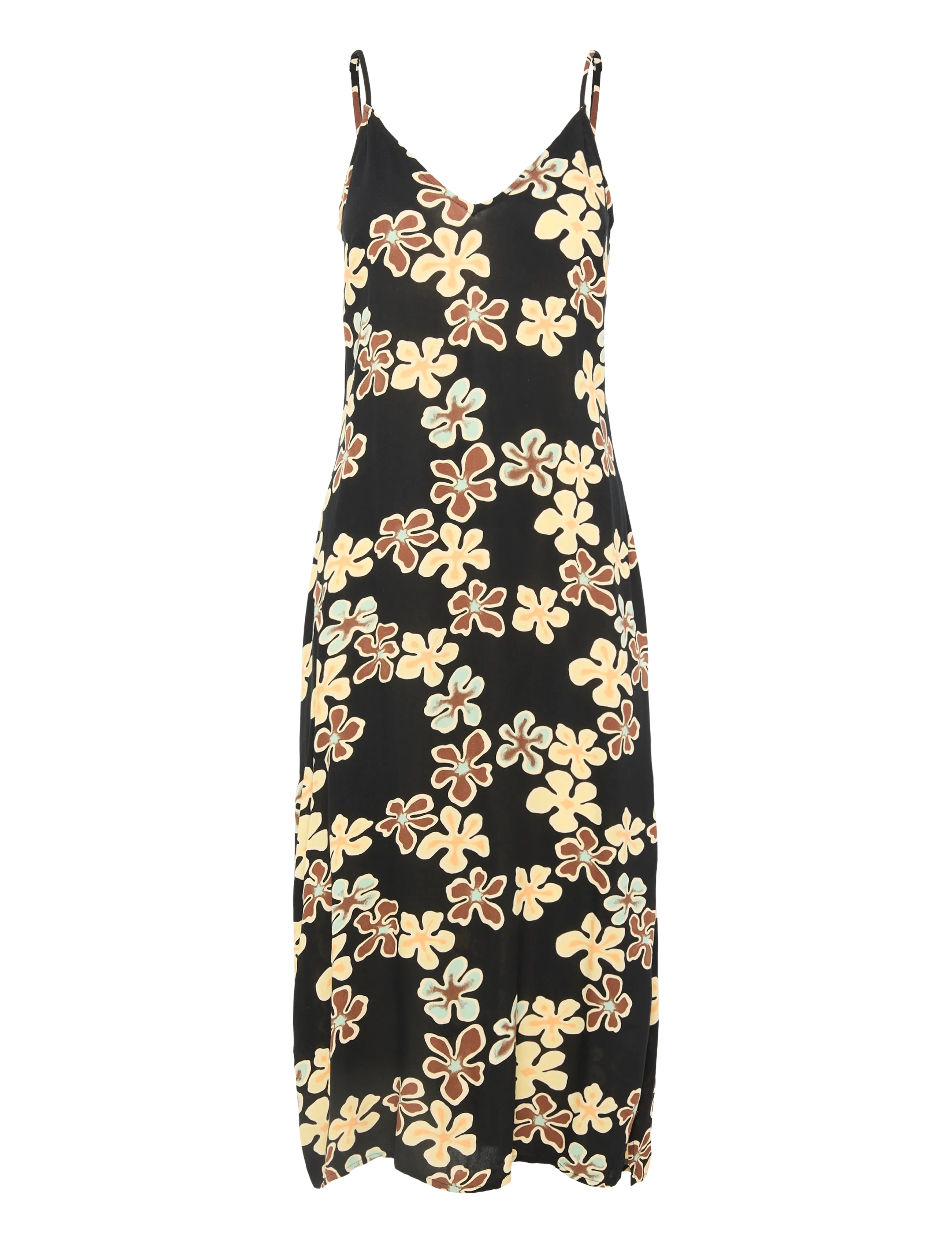 ROXY Stay Sunny Slip Kleid Schwarz - XS - Damen