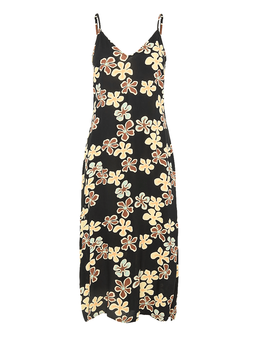 Roxy - STAY SUNNY SLIP DRESS - kleider & röcke - anthracite nostalgic feels - 1