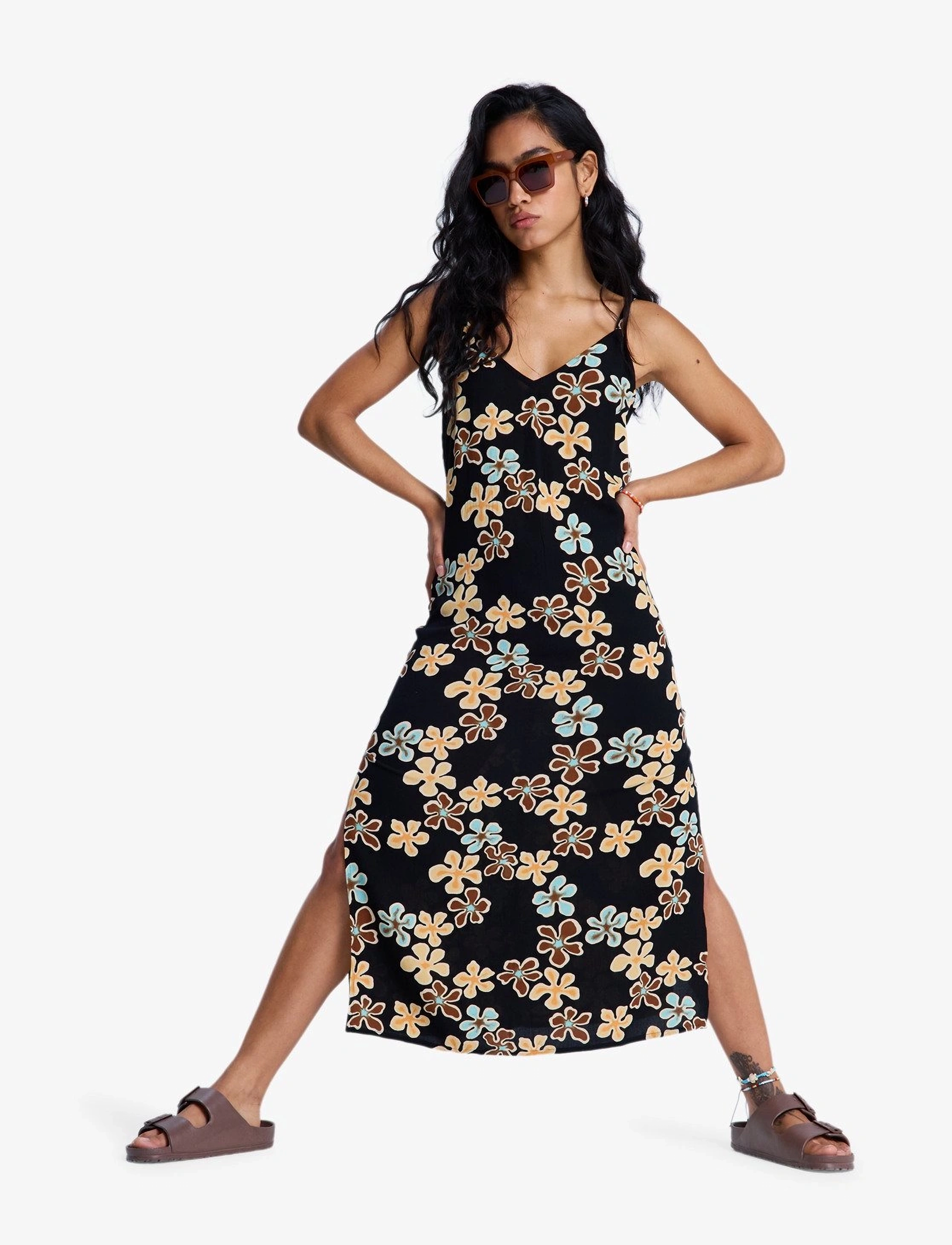 ROXY Stay Sunny Slip Dress midiklänningar dam – bild 3