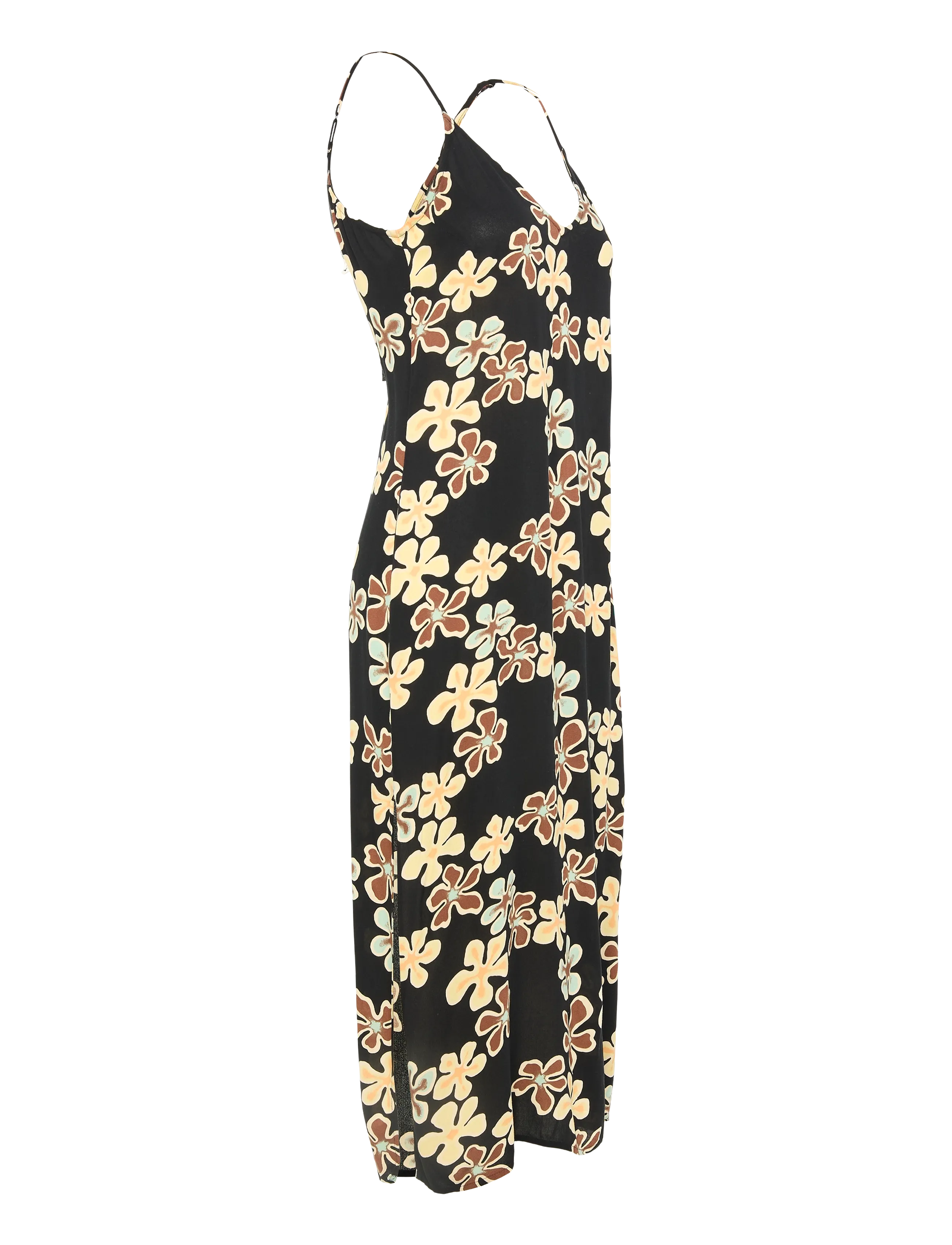 Roxy - STAY SUNNY SLIP DRESS - kjoler & nederdele - anthracite nostalgic feels - 3
