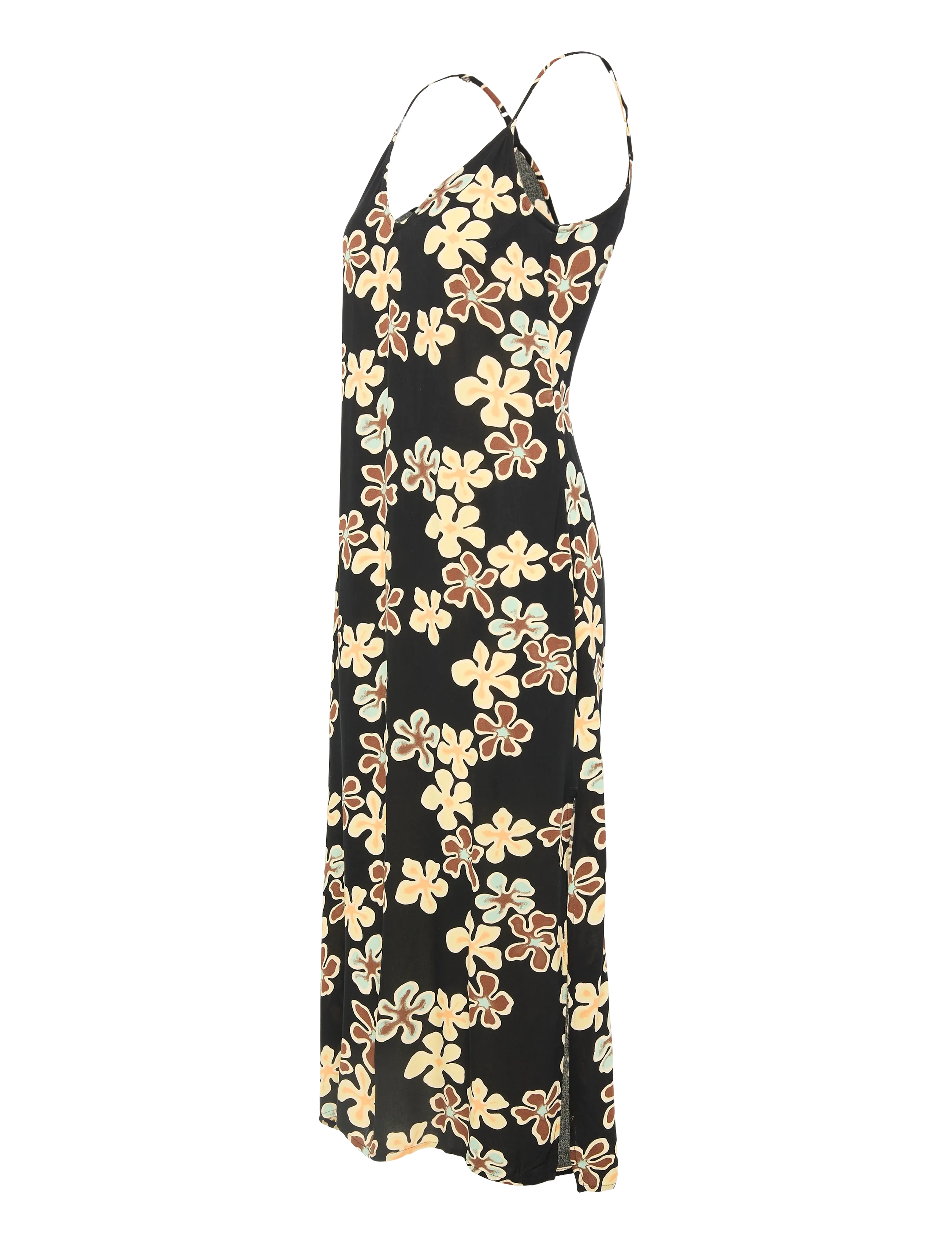 Roxy - STAY SUNNY SLIP DRESS - kjoler & nederdele - anthracite nostalgic feels - 4