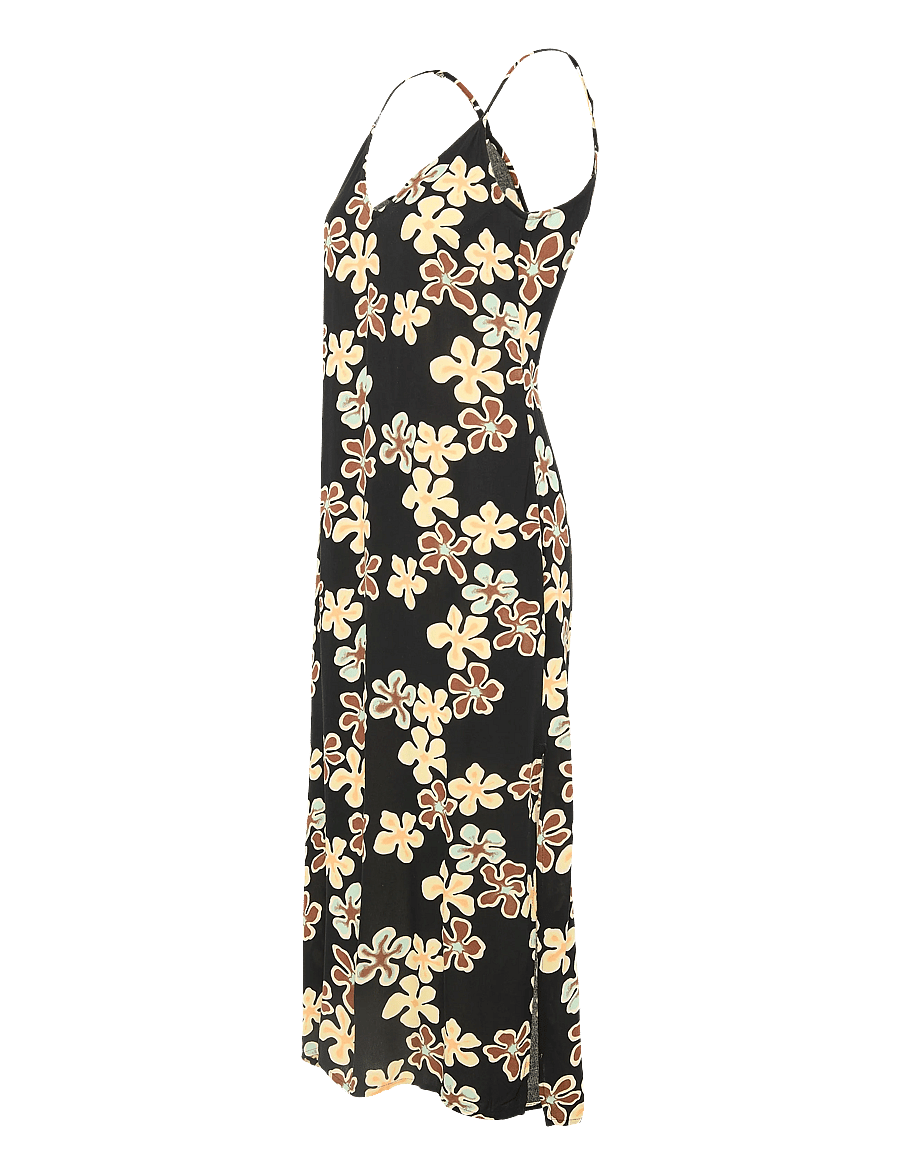 Roxy - STAY SUNNY SLIP DRESS - kleider & röcke - anthracite nostalgic feels - 4