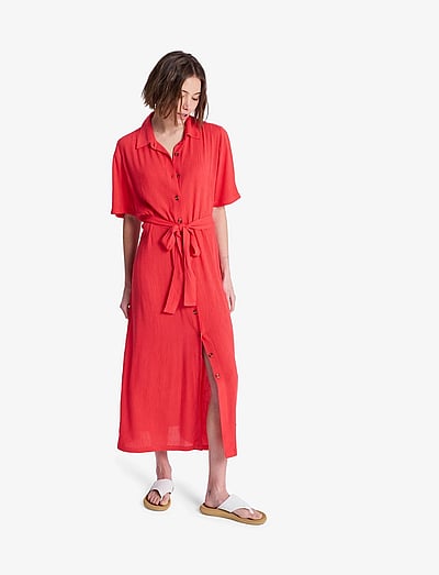 Roxy ISLAND ESCAPE SOLID - Mekot - HIBISCUS / red