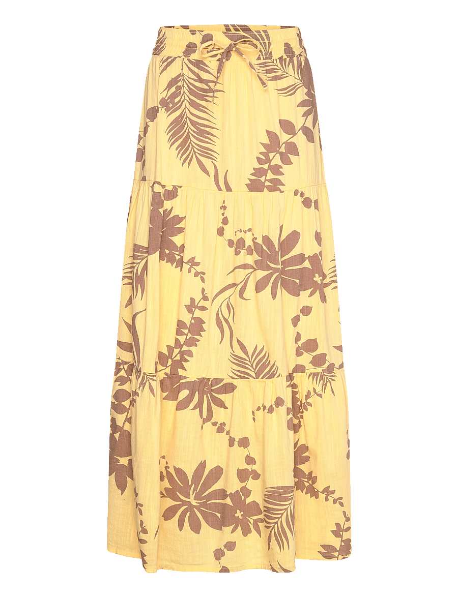 Roxy - AFTER HOURS MAXI SKIRT - suknelės ir sijonai - golden haze sweet mai - 1