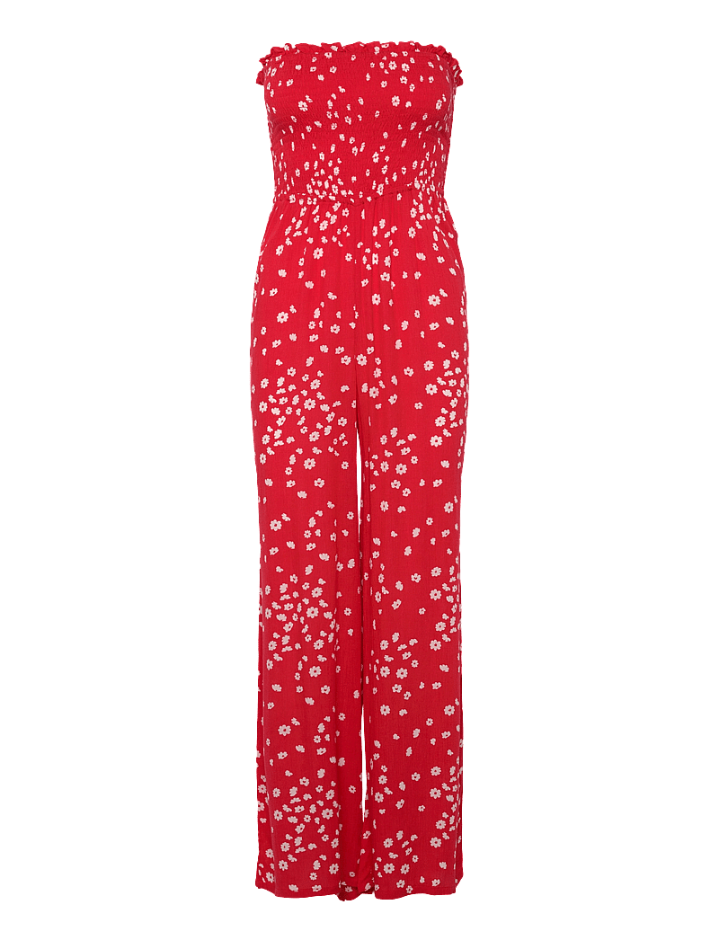 Roxy - PALM GROVES JUMPER - jumpsuits & bodies - poppy red dancing ditsy - 1