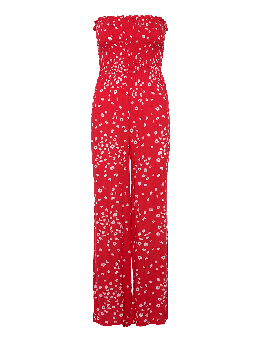 Roxy - PALM GROVES JUMPER - jumpsuits & bodies - poppy red dancing ditsy - 1