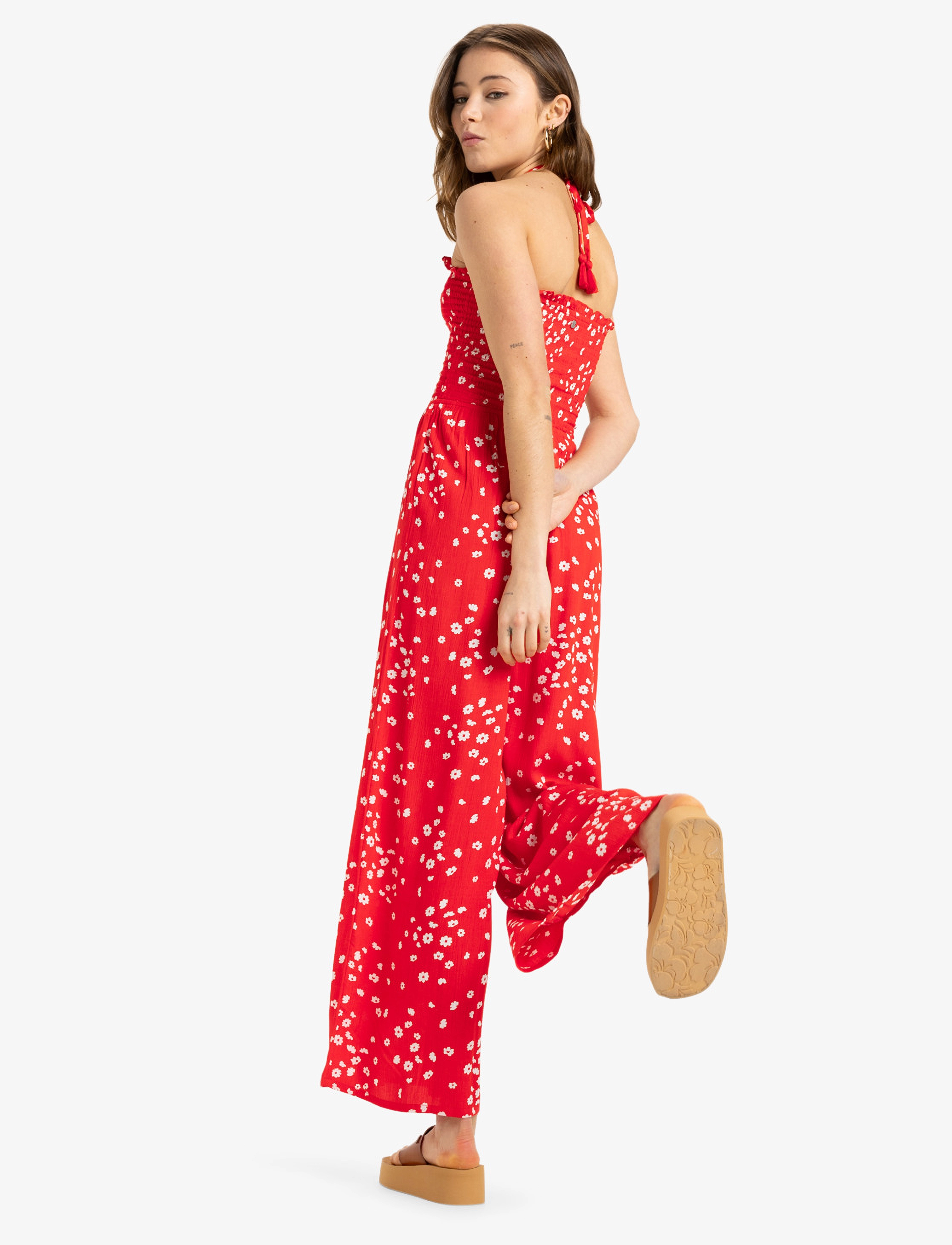 Roxy - PALM GROVES JUMPER - spordisärgid - poppy red dancing ditsy - 5